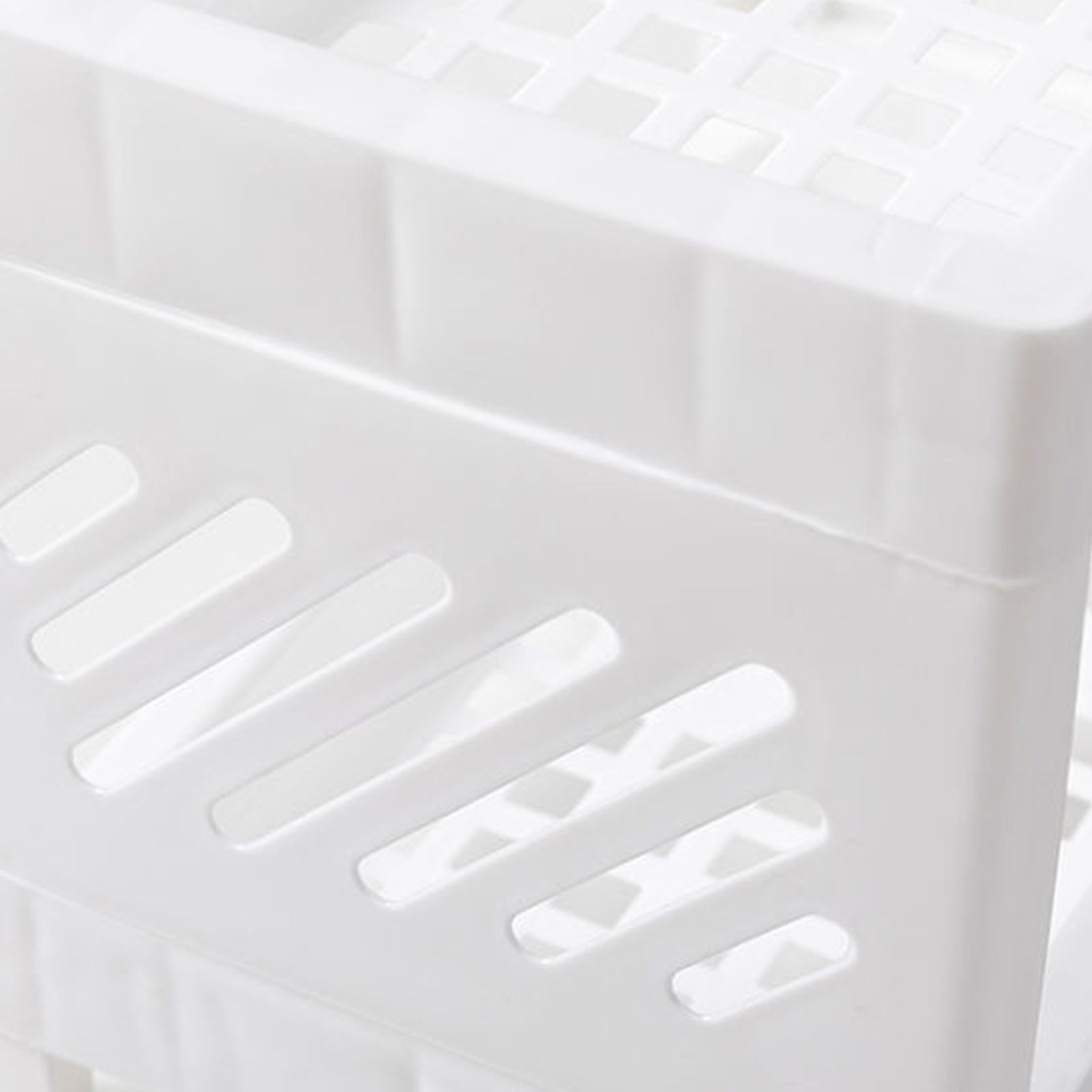 Desktop Storage Shelf Multifunctional Practical Durable Desktop Organizer for Bedroom White - Image 2
