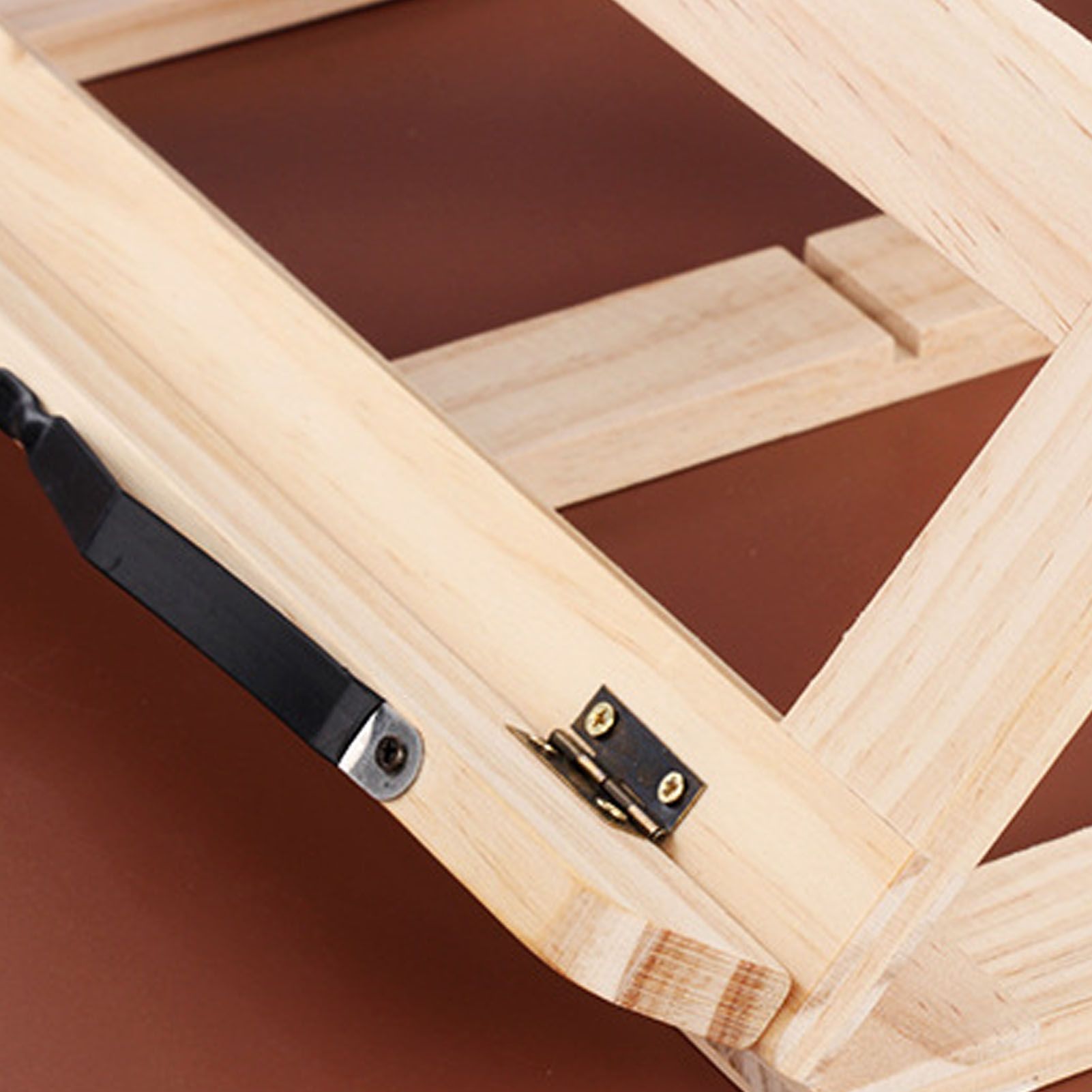 Wooden Book Stand Adjustable Book Holder Reading Stand Recipe Cookbook Holder for Kid Adult Home Iron Clip - Image 7