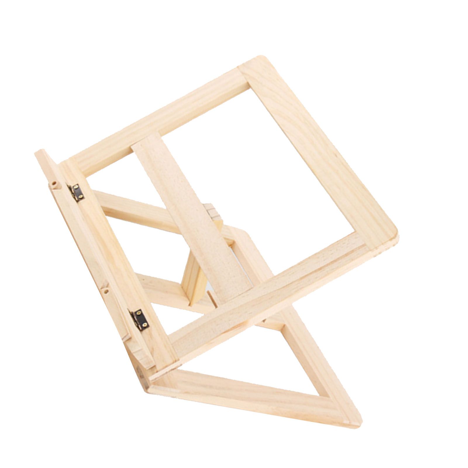 Wooden Book Stand Adjustable Book Holder Reading Stand Recipe Cookbook Holder for Kid Adult Home Wooden Clip - Image 4