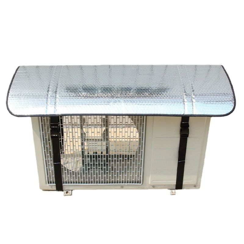 Air Conditioner Outdoor Unit Top Cover Dust Prevention Rainproof Windproof Outdoor AC Cover for 110x55cm/43.3x21.7in - Image 1