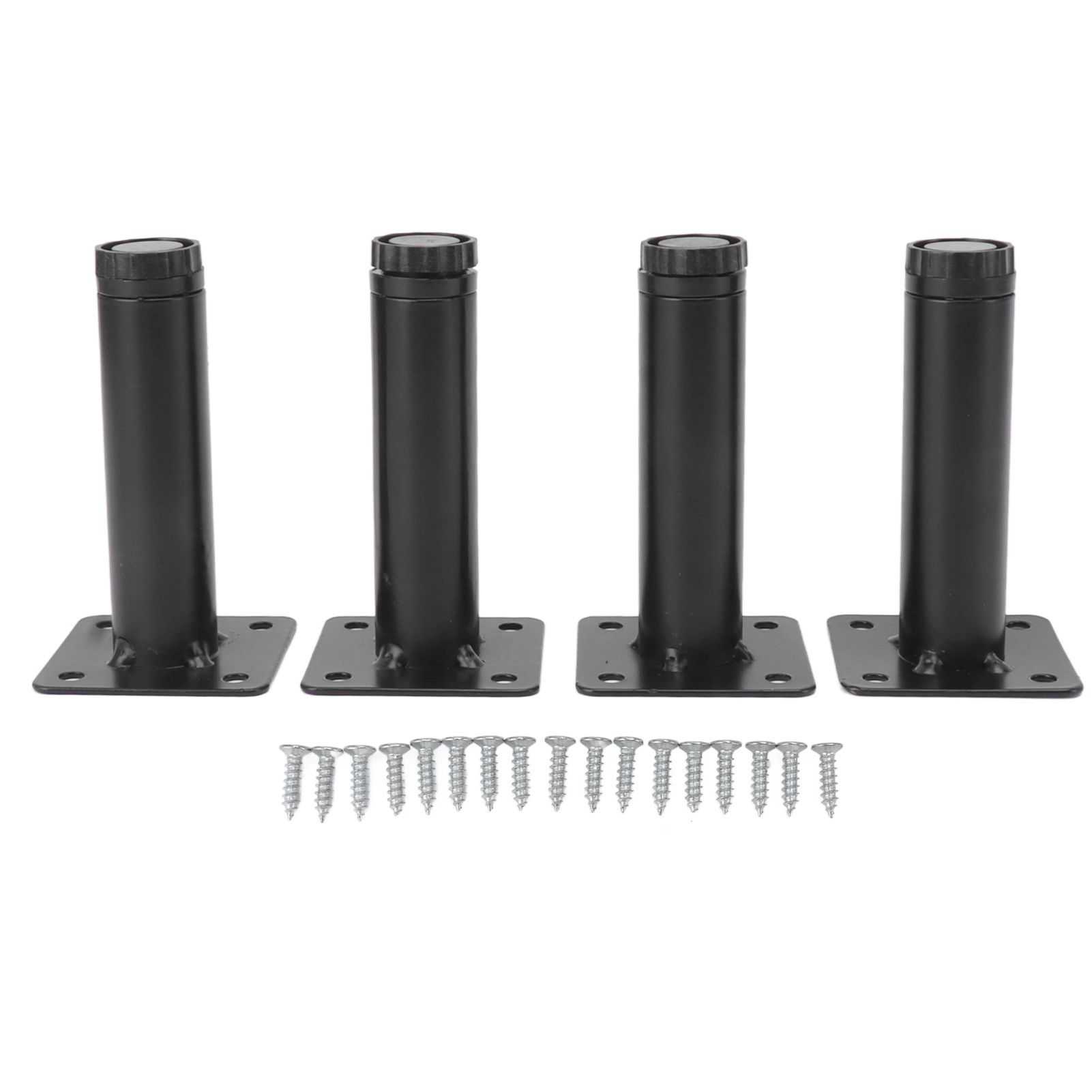 Furniture Legs Adjustable Iron Cabinet Legs Metal Round Sofa Support Foot Adjustable Feet for Kitchen Table - Image 1