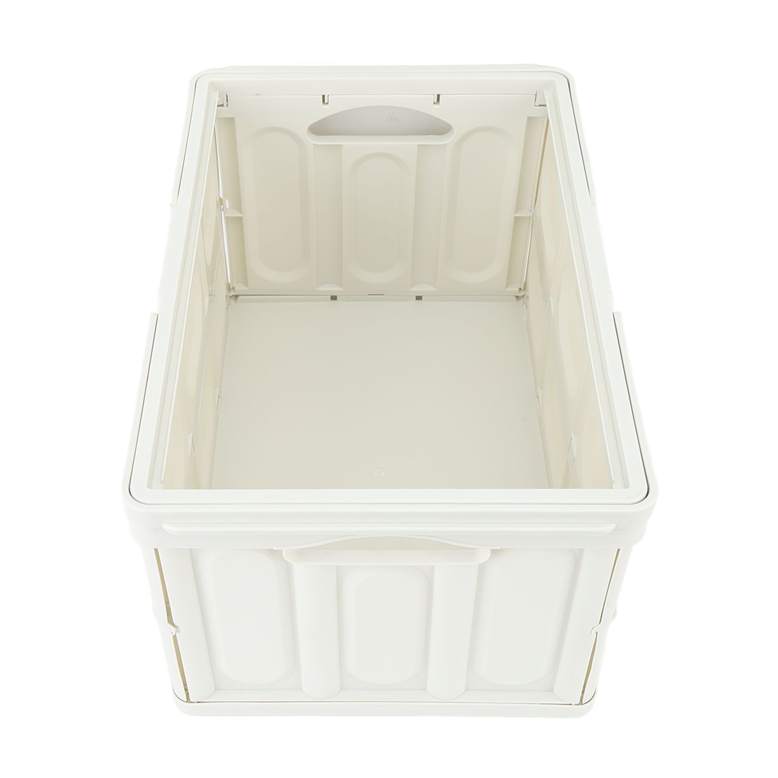 Camp Box Outdoor Camping Portable Storage Box with Handle Removable Foldable Camping Portable Wooden Lid Storage Box S - Image 5
