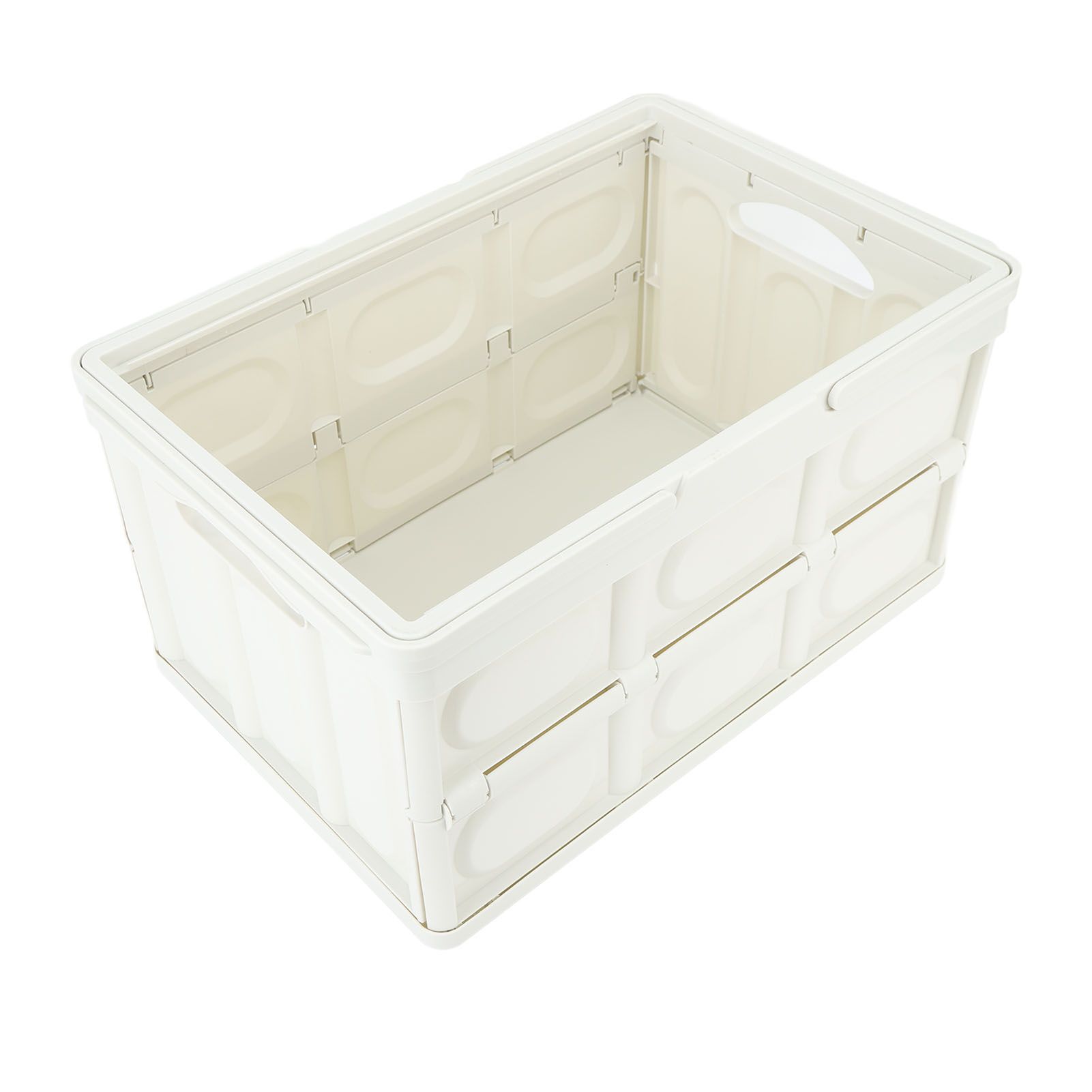 Camp Box Outdoor Camping Portable Storage Box with Handle Removable Foldable Camping Portable Wooden Lid Storage Box S - Image 6