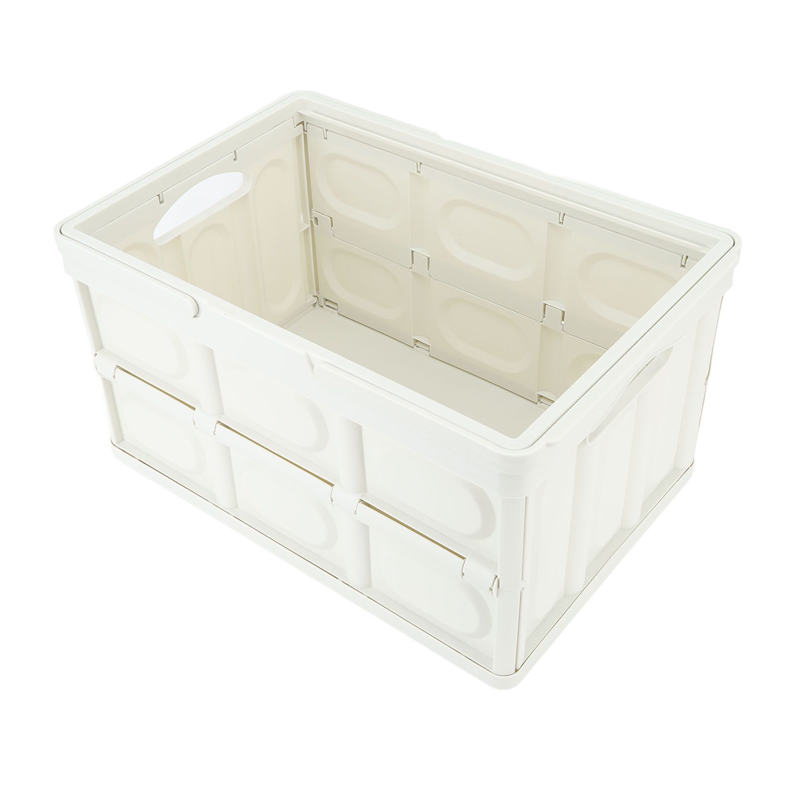 Camp Box Outdoor Camping Portable Storage Box with Handle Removable Foldable Camping Portable Wooden Lid Storage Box S - Image 7