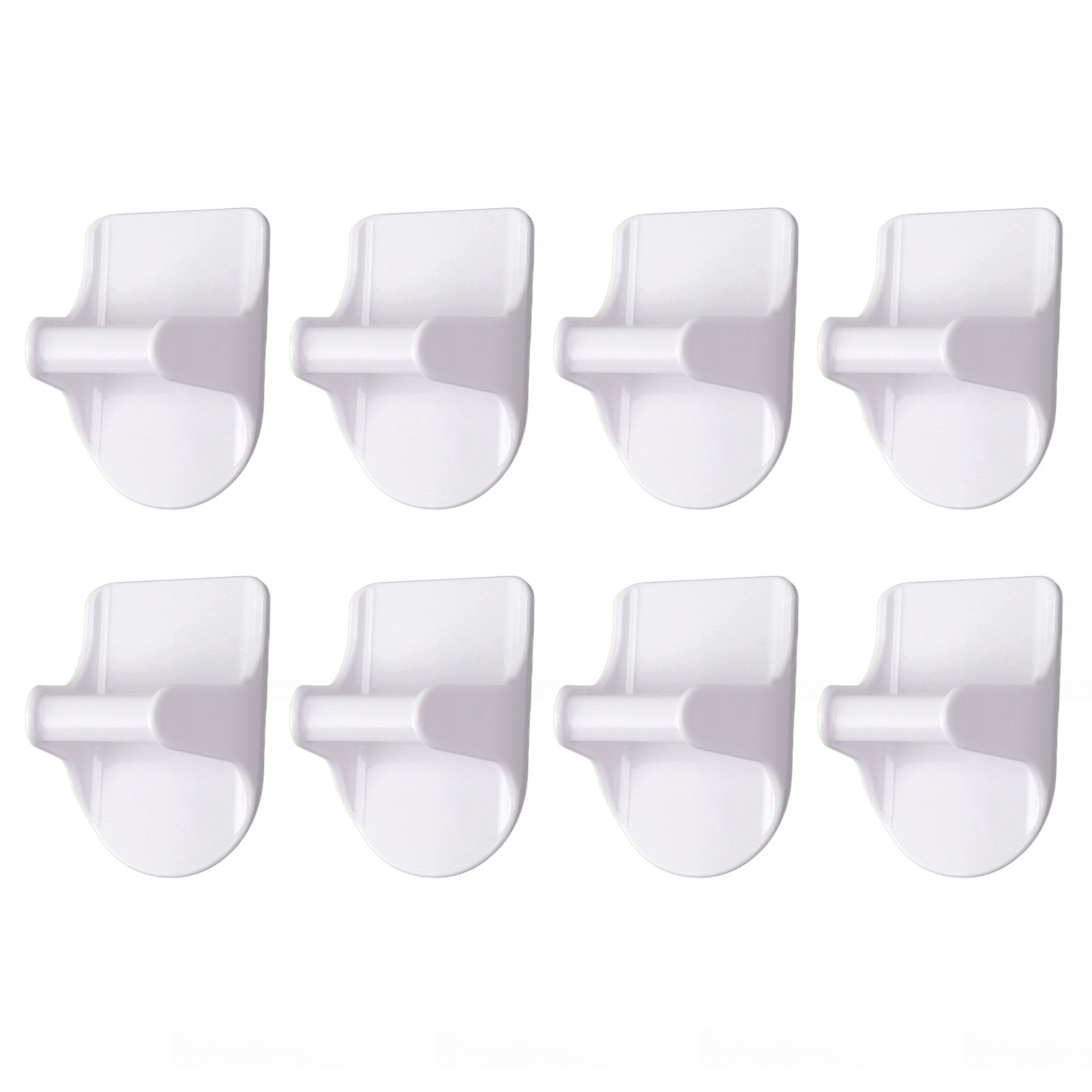 8 PCS Spray Bottle Holder ABS Save Space Strong Adhesive Spray Bottle Hanger for Home Cabinets - Image 1