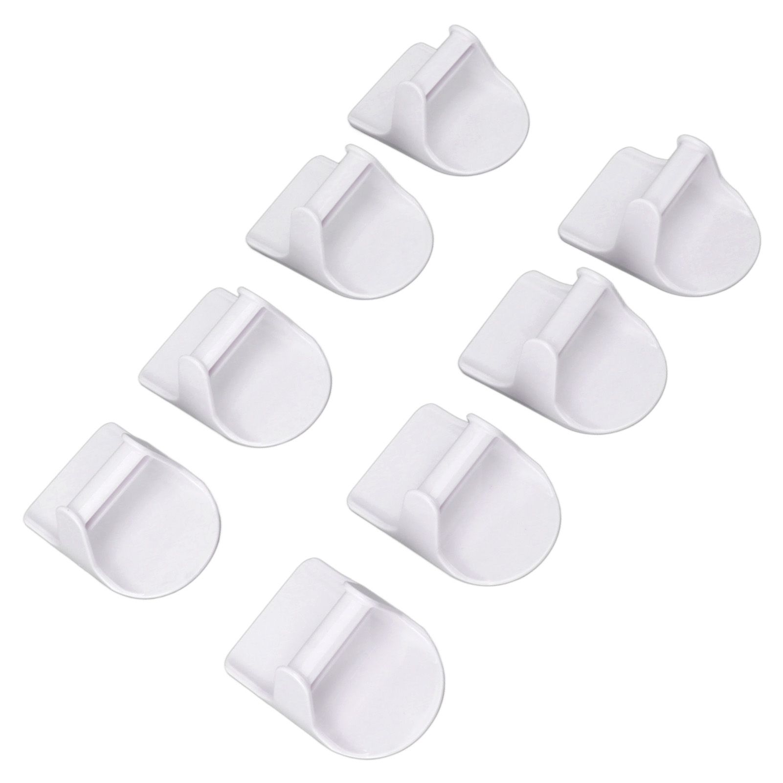 8 PCS Spray Bottle Holder ABS Save Space Strong Adhesive Spray Bottle Hanger for Home Cabinets - Image 2