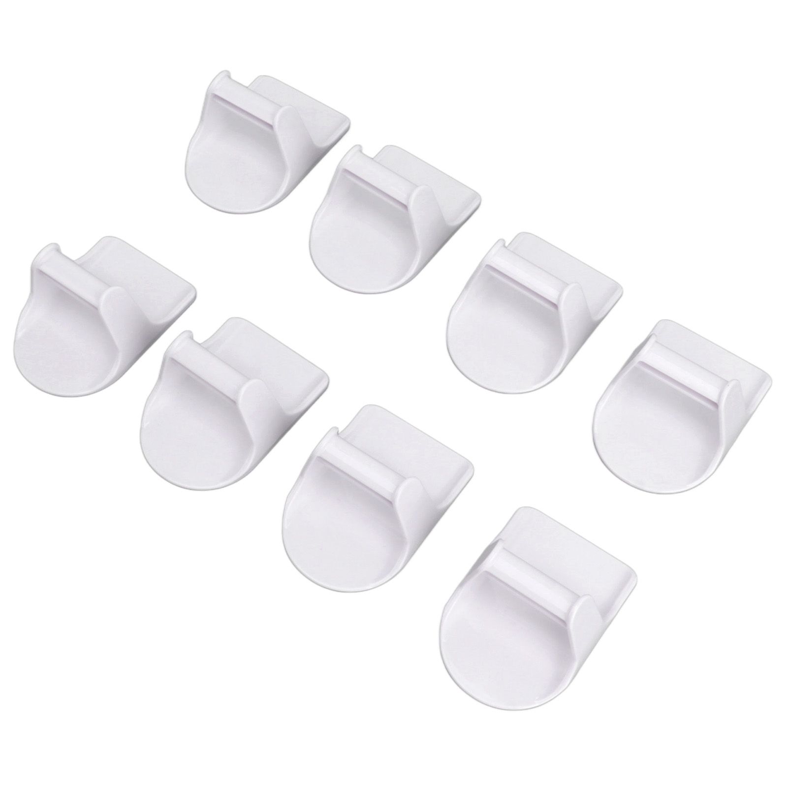 8 PCS Spray Bottle Holder ABS Save Space Strong Adhesive Spray Bottle Hanger for Home Cabinets - Image 3