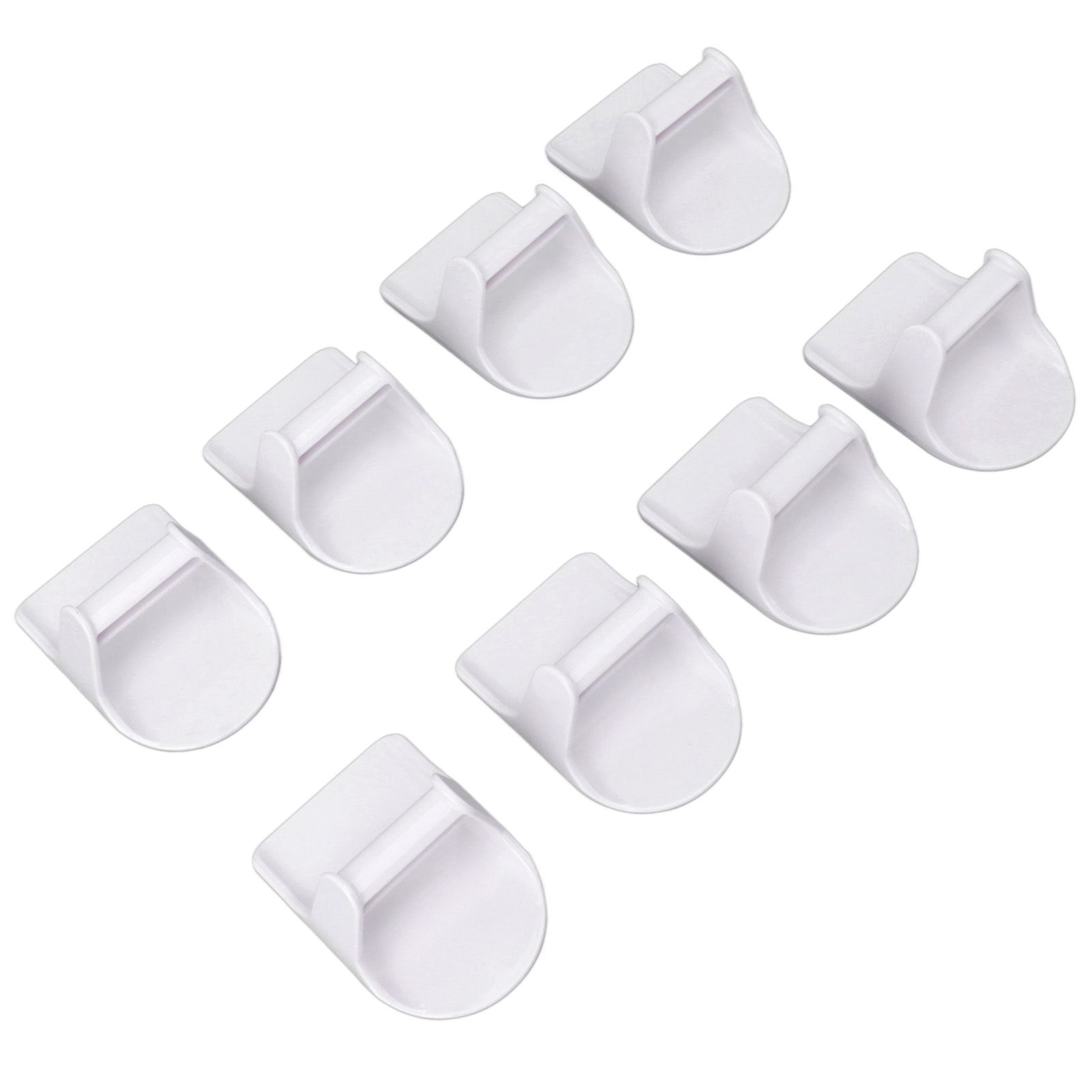 8 PCS Spray Bottle Holder ABS Save Space Strong Adhesive Spray Bottle Hanger for Home Cabinets - Image 4