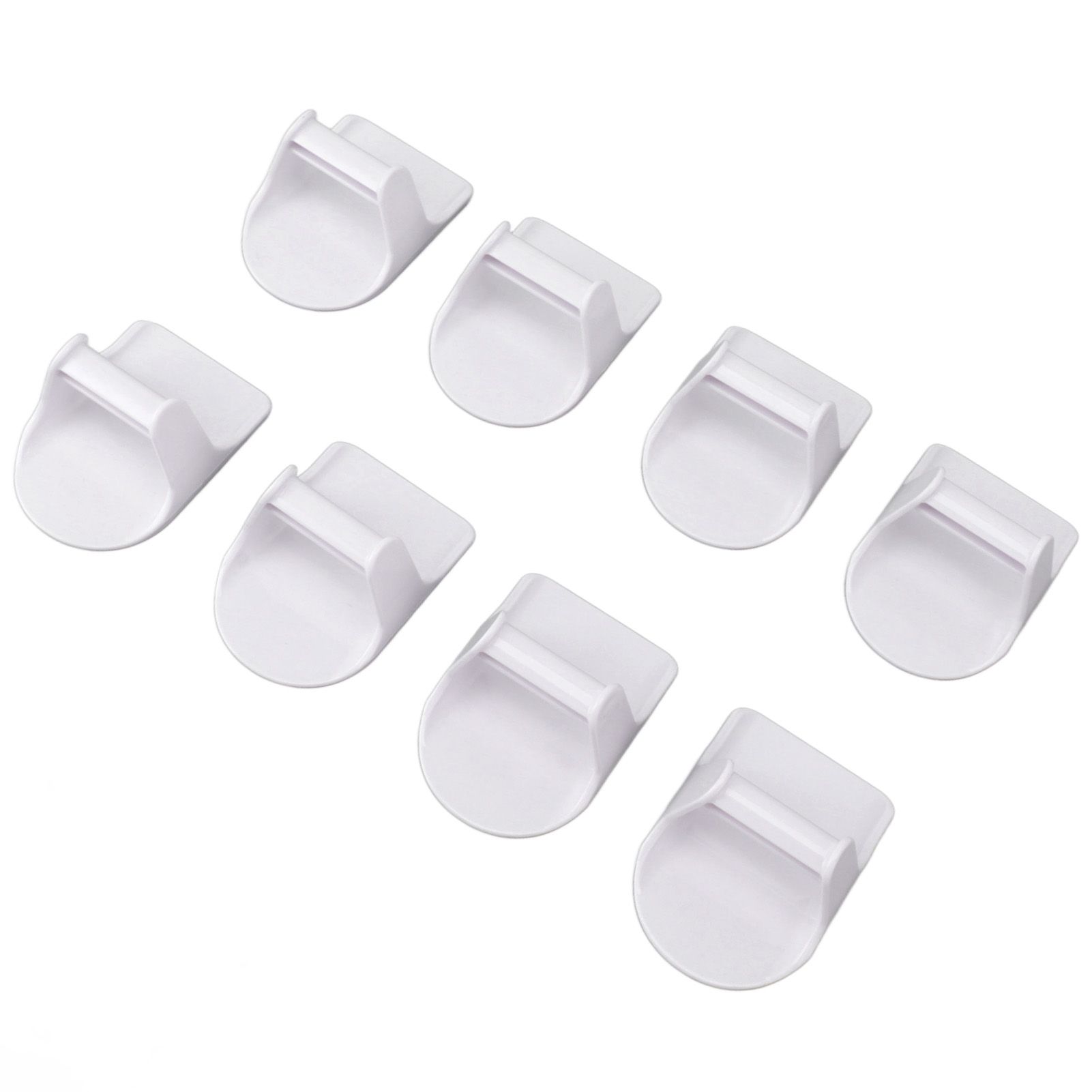 8 PCS Spray Bottle Holder ABS Save Space Strong Adhesive Spray Bottle Hanger for Home Cabinets - Image 5