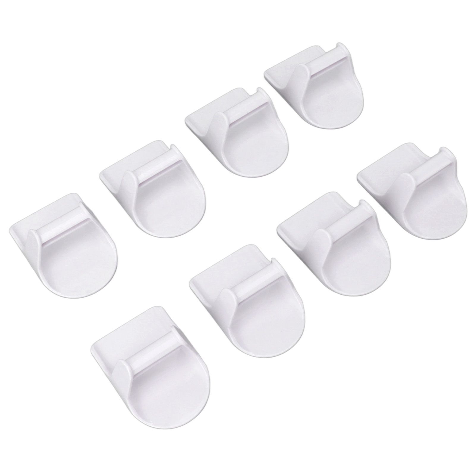 8 PCS Spray Bottle Holder ABS Save Space Strong Adhesive Spray Bottle Hanger for Home Cabinets - Image 6