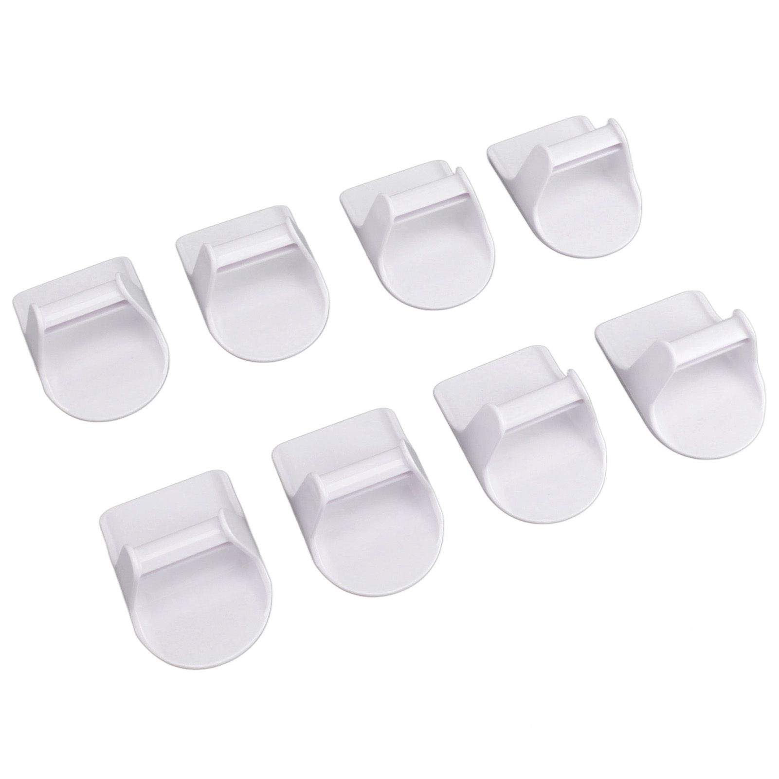 8 PCS Spray Bottle Holder ABS Save Space Strong Adhesive Spray Bottle Hanger for Home Cabinets - Image 7