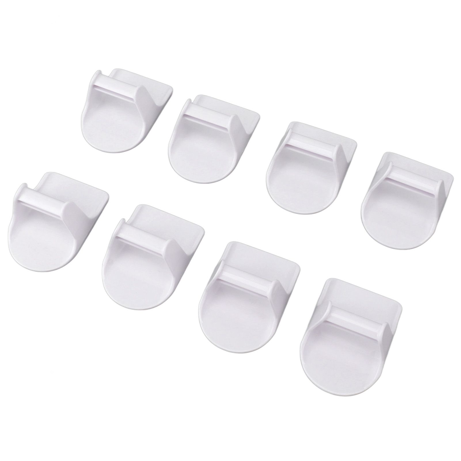 8 PCS Spray Bottle Holder ABS Save Space Strong Adhesive Spray Bottle Hanger for Home Cabinets - Image 8