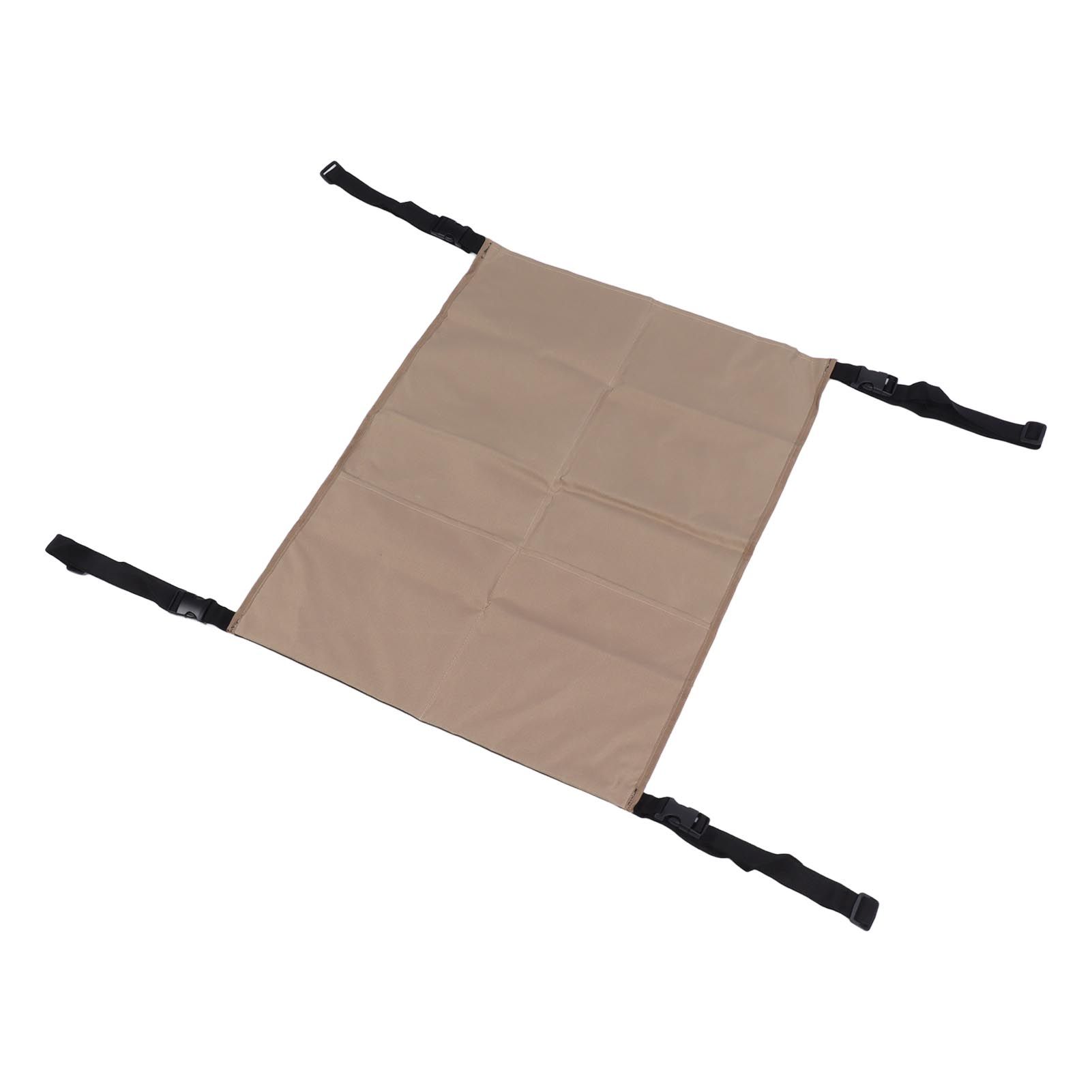 Oxygen Tank Holder Bag 600D Oxford Cloth Hook Design Dual Oxygen Tank Holder for Medical Personal Use Khaki - Image 2