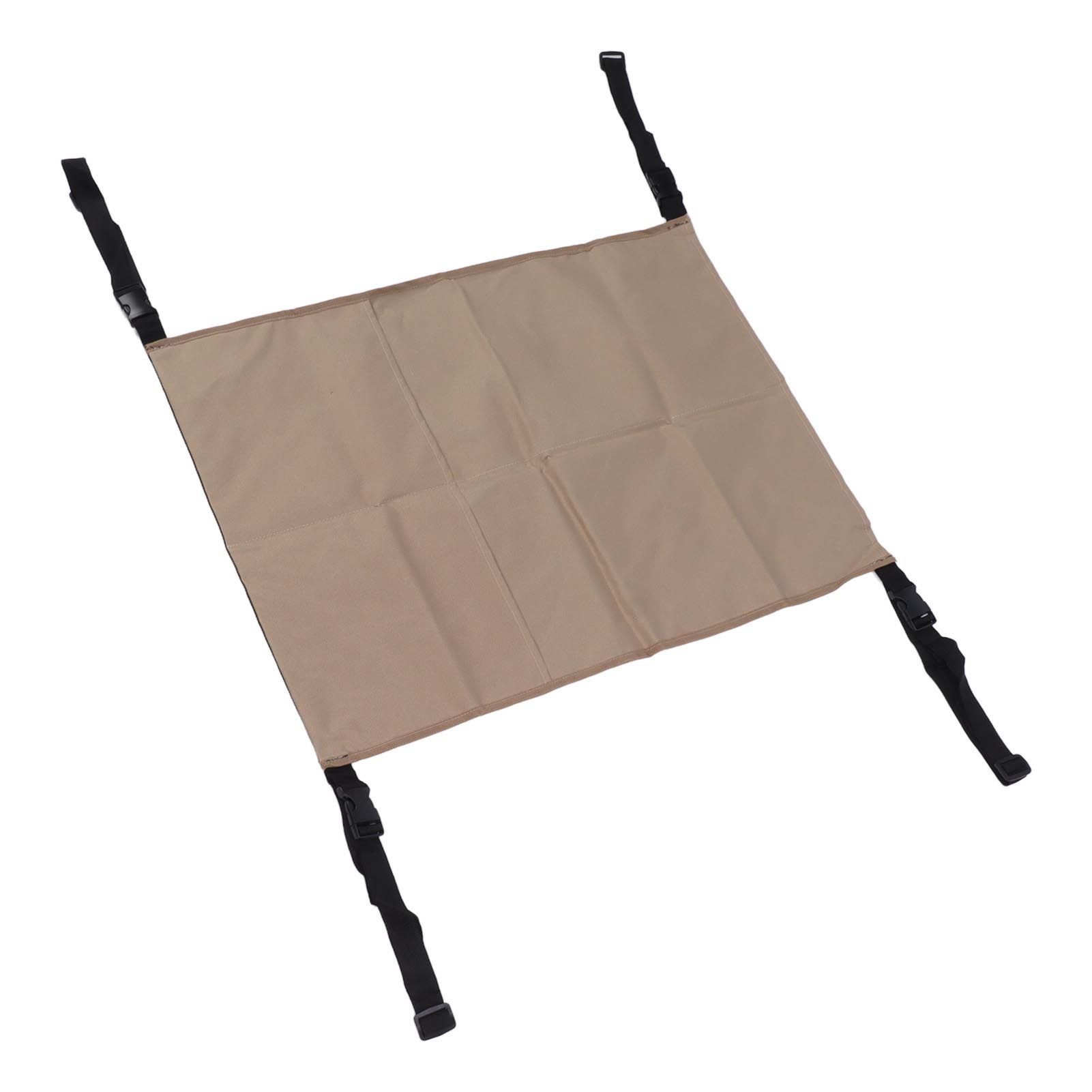 Oxygen Tank Holder Bag 600D Oxford Cloth Hook Design Dual Oxygen Tank Holder for Medical Personal Use Khaki - Image 5