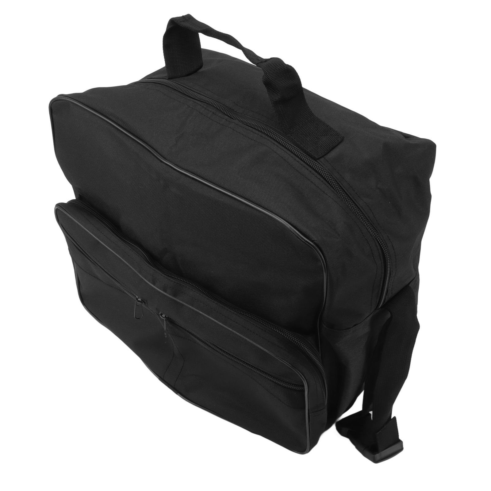 Wheelchair Bag Hang On Back Storage Tote Portable Large Capacity Waterproof Accessible Pouch Travel Messenger Black - Image 2