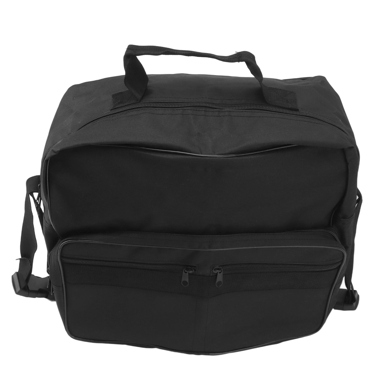 Wheelchair Bag Hang On Back Storage Tote Portable Large Capacity Waterproof Accessible Pouch Travel Messenger Black - Image 5