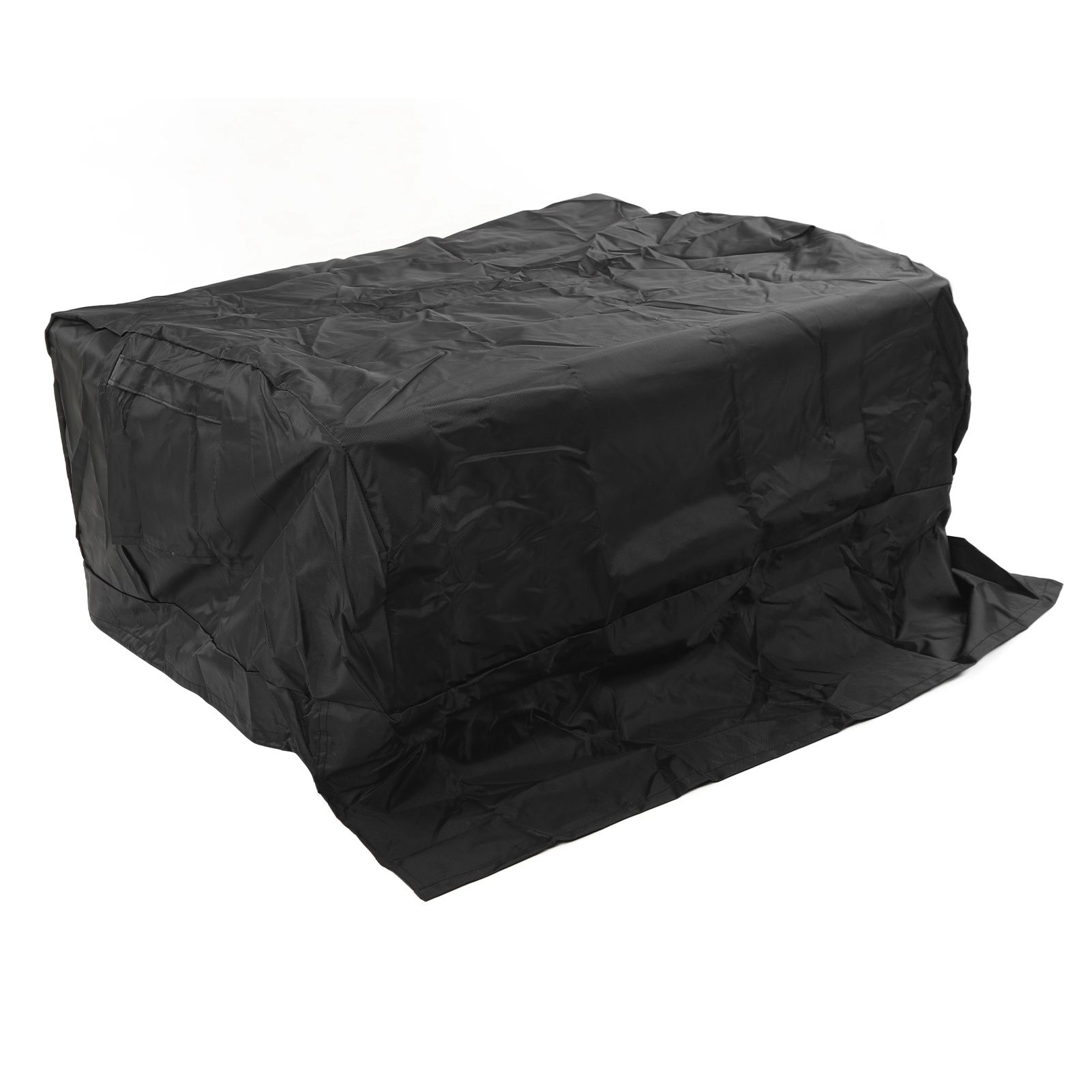 BBQ Grill Cover Waterproof Oxford Cloth Outdoor Rainproof Dustproof Sunproof Built in Grill Top Cover Grill Cover Black - Image 5