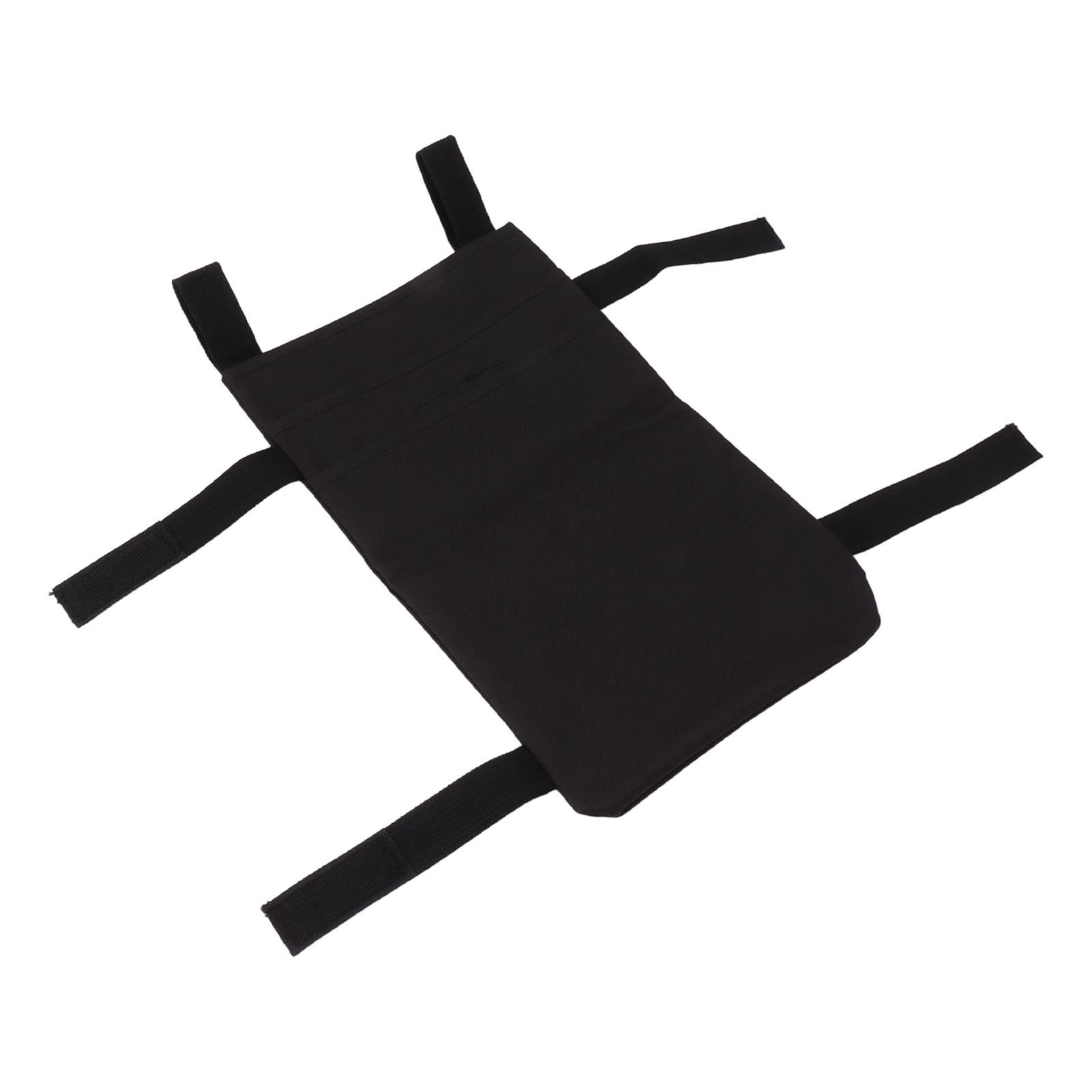 Crutch Storage Bag Hanging Carrying Pocket Pouch Portable Travel Organizer Lightweight for Walking Stick Black - Image 3