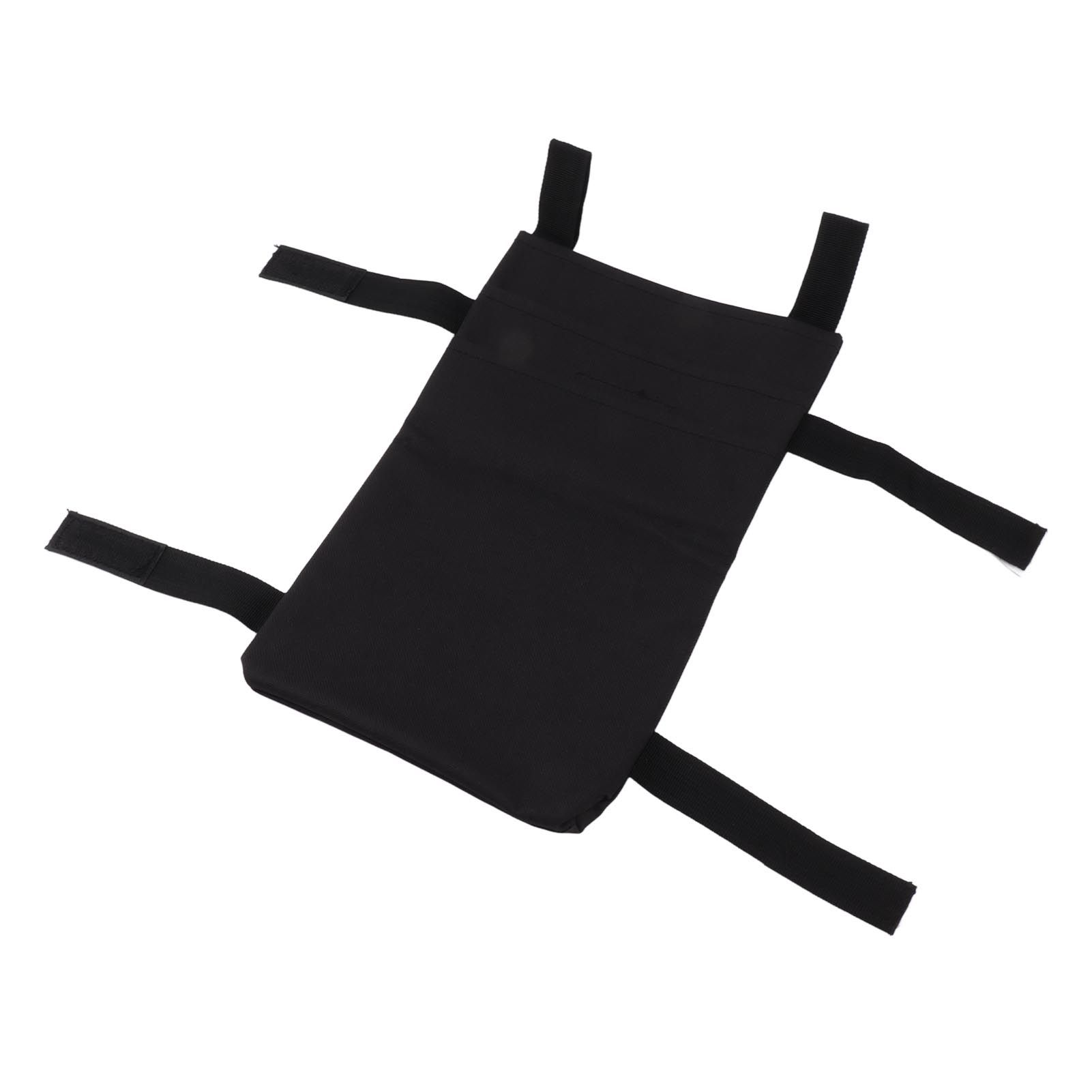 Crutch Storage Bag Hanging Carrying Pocket Pouch Portable Travel Organizer Lightweight for Walking Stick Black - Image 5