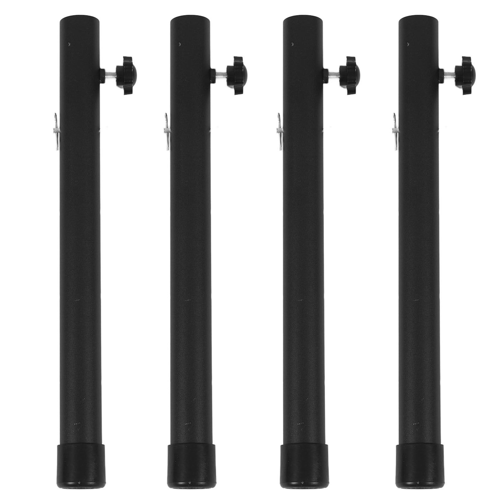 4pcs Table Leg Extenders 44cm Steel Table Leg Risers for Folding Tables Straight Bent Leg - Image 2