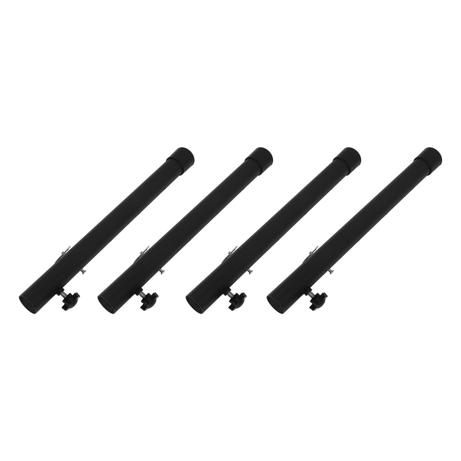 4pcs Table Leg Extenders 44cm Steel Table Leg Risers for Folding Tables Straight Bent Leg - Image 5