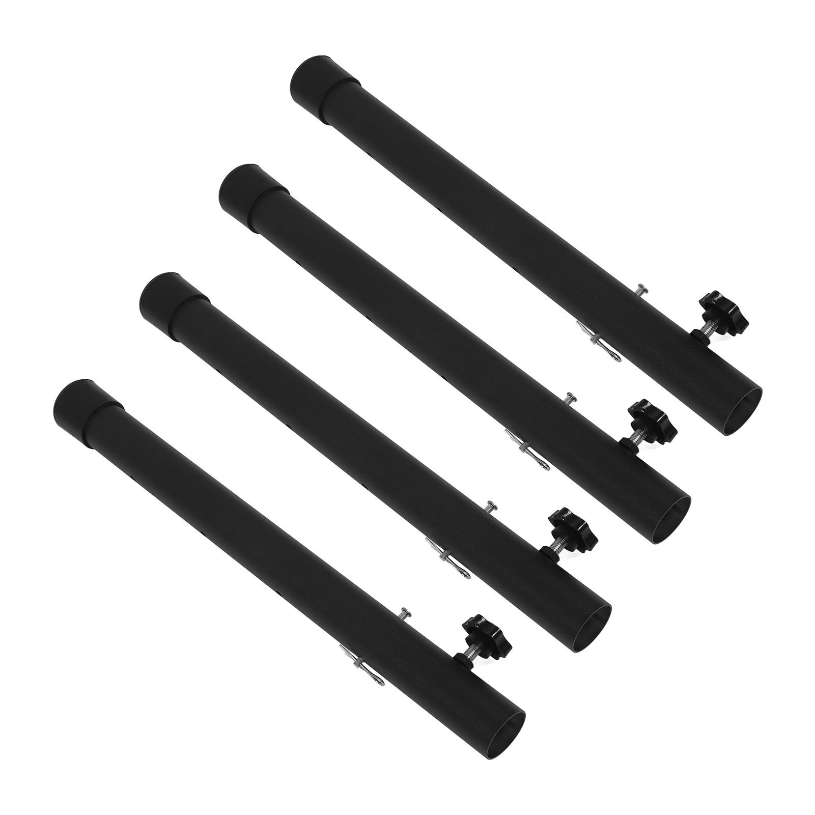 4pcs Table Leg Extenders 44cm Steel Table Leg Risers for Folding Tables Straight Bent Leg - Image 6
