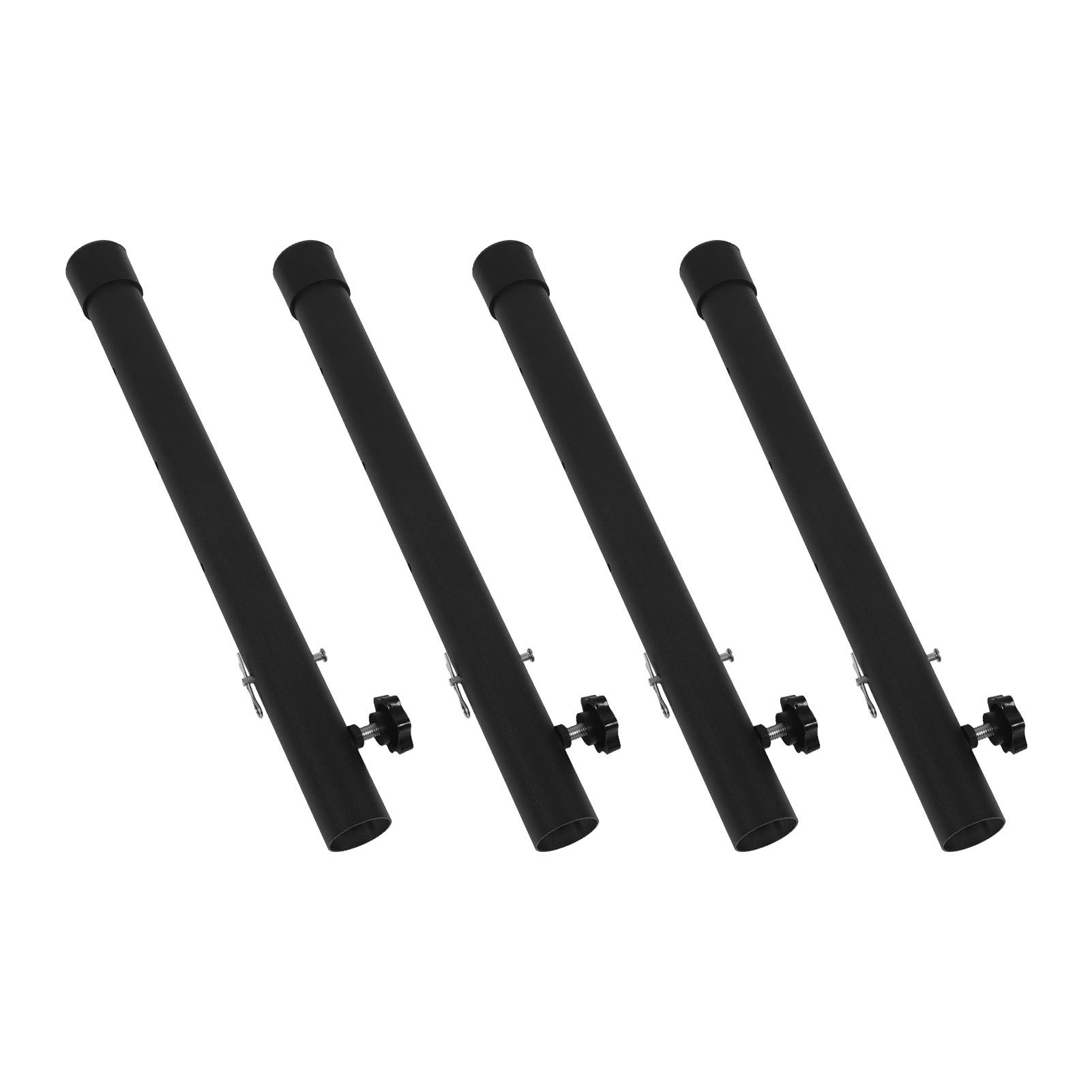 4pcs Table Leg Extenders 44cm Steel Table Leg Risers for Folding Tables Straight Bent Leg - Image 8