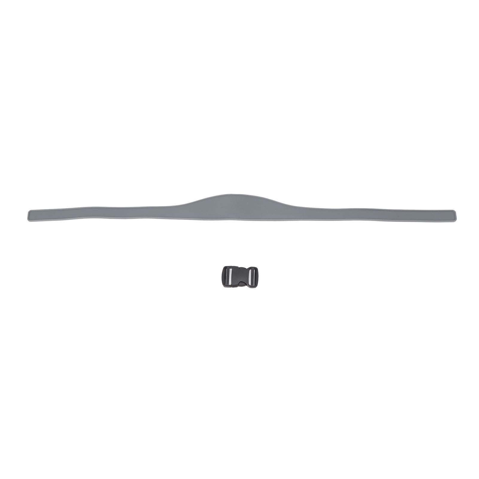 DIY Hair Trimming Template Haircut Band Breathable Curved Degion Silicone Home Hair Trimming Guide for Boys Men Grey - Image 1