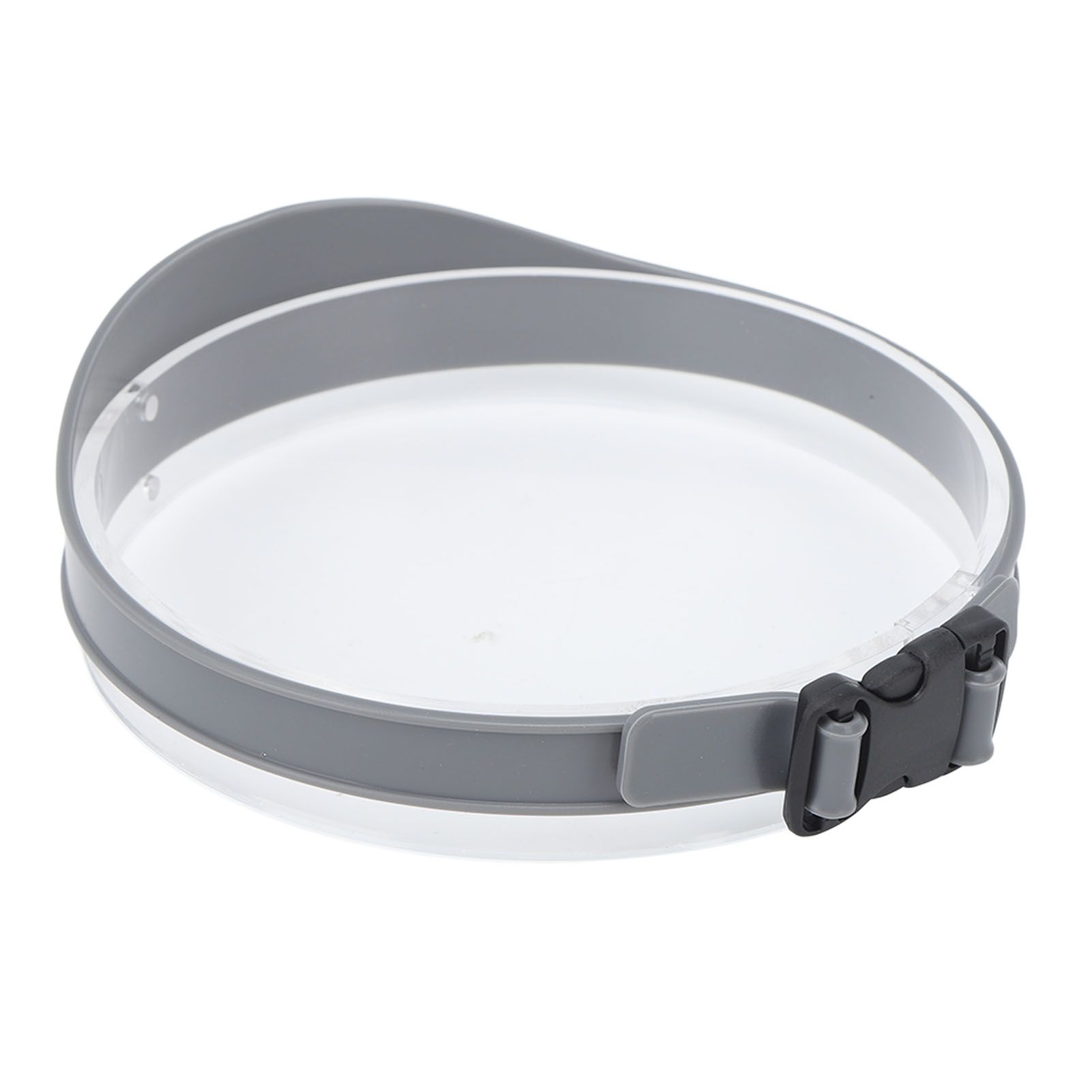 DIY Hair Trimming Template Haircut Band Breathable Curved Degion Silicone Home Hair Trimming Guide for Boys Men Grey - Image 2