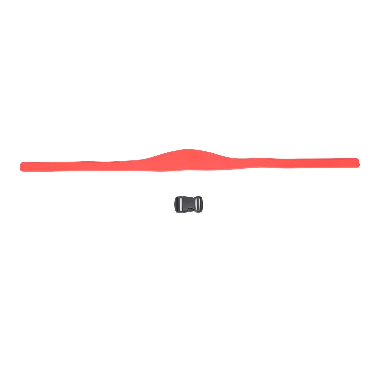 DIY Hair Trimming Template Haircut Band Breathable Curved Degion Silicone Home Hair Trimming Guide for Boys Men Red - Image 1
