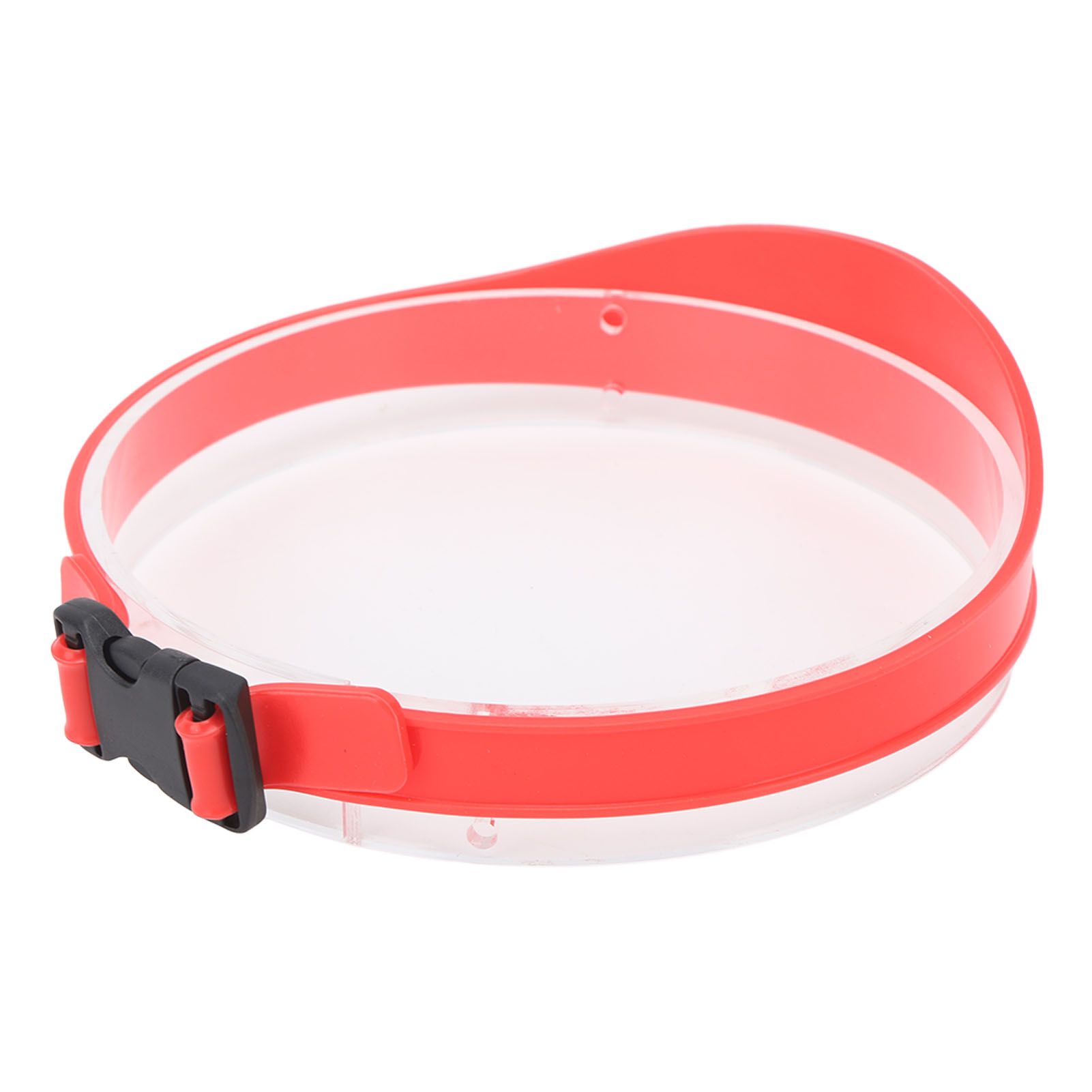 DIY Hair Trimming Template Haircut Band Breathable Curved Degion Silicone Home Hair Trimming Guide for Boys Men Red - Image 2