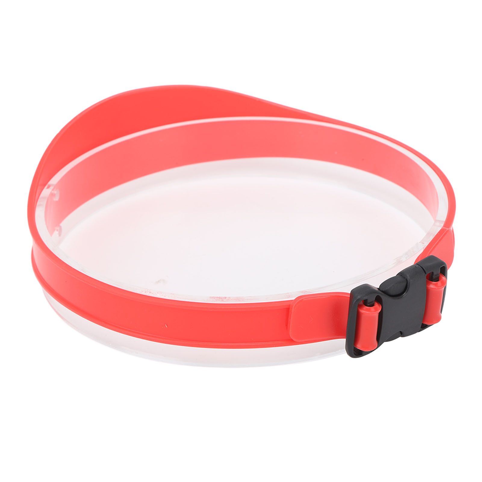 DIY Hair Trimming Template Haircut Band Breathable Curved Degion Silicone Home Hair Trimming Guide for Boys Men Red - Image 3