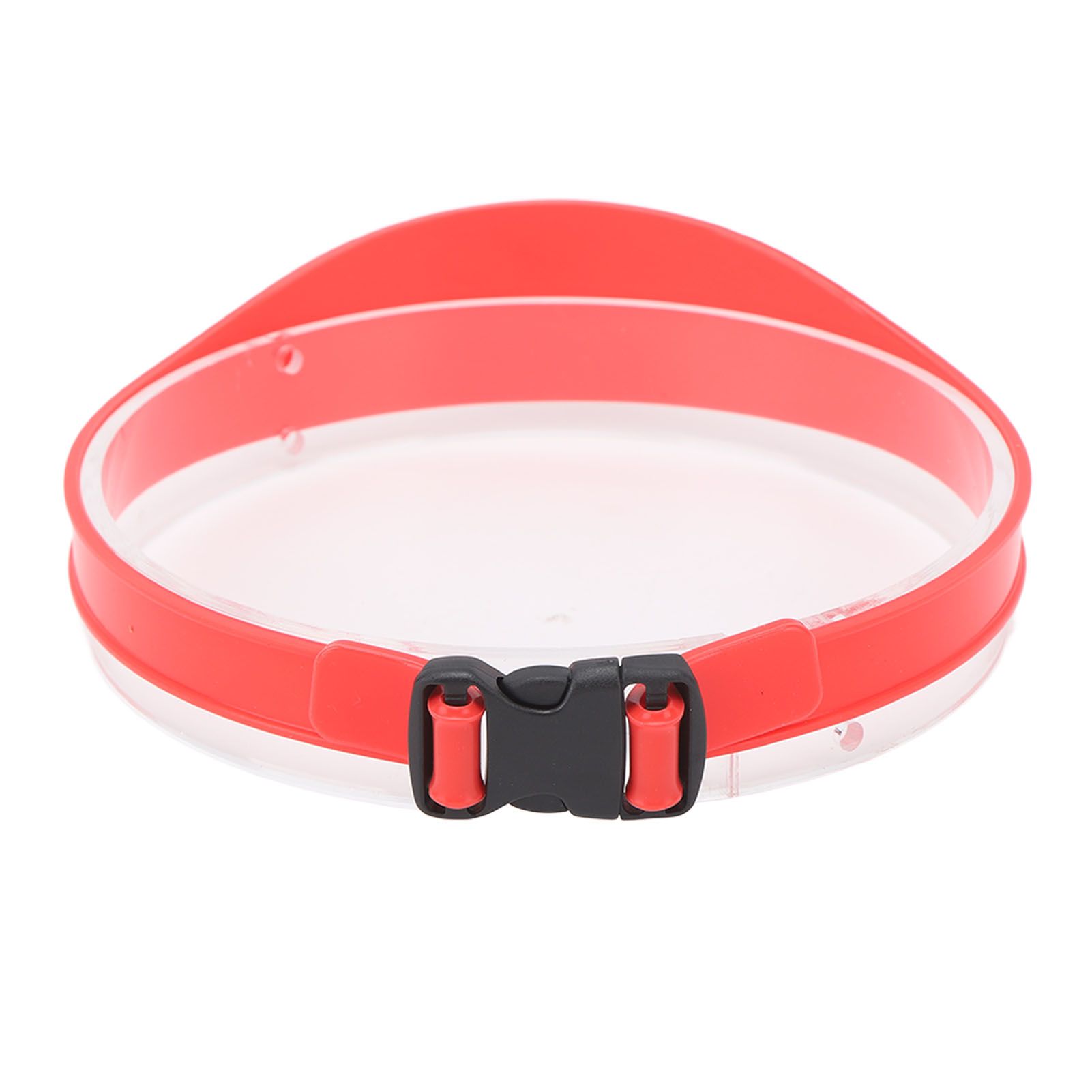 DIY Hair Trimming Template Haircut Band Breathable Curved Degion Silicone Home Hair Trimming Guide for Boys Men Red - Image 4