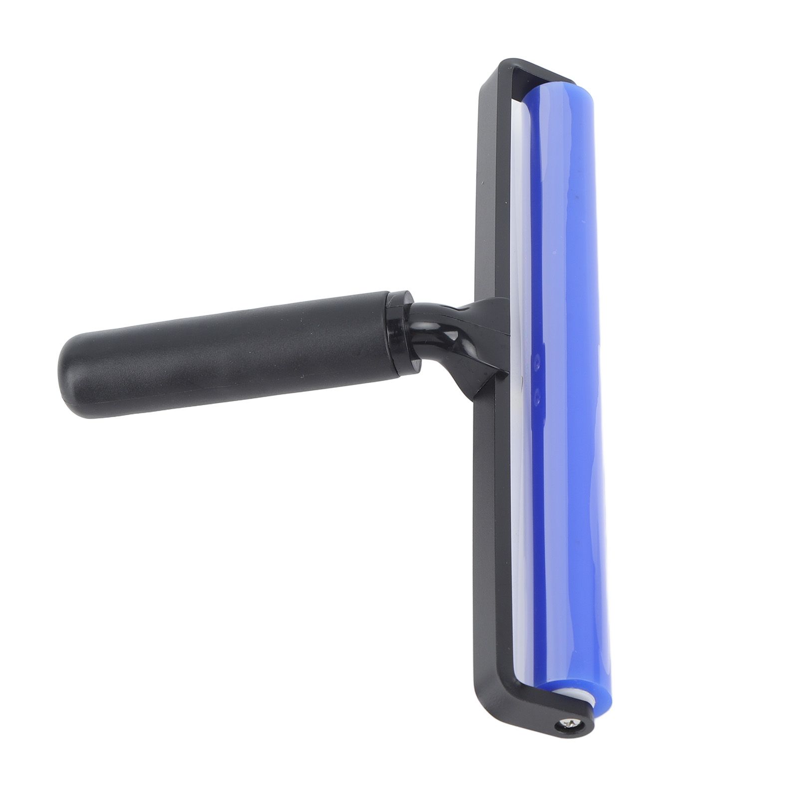 Static Roller Dust Removal Roller Super Sticky Blue Silicone Soft Static Action Cleaner Roller with Black Handle 12in - Image 3