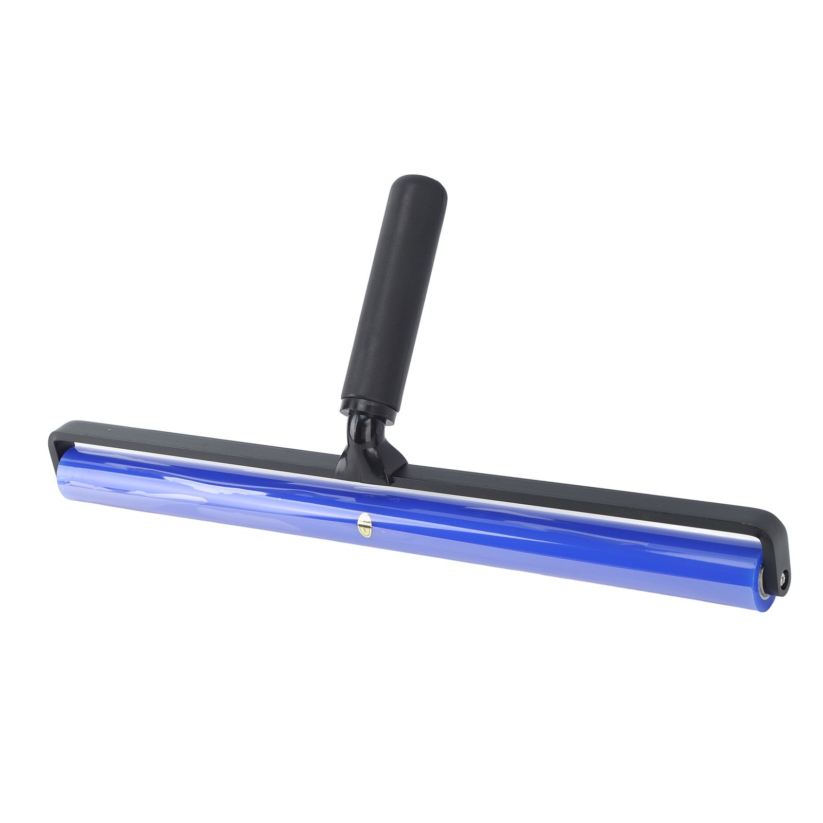 Static Roller Dust Removal Roller Super Sticky Blue Silicone Soft Static Action Cleaner Roller with Black Handle 16in - Image 2