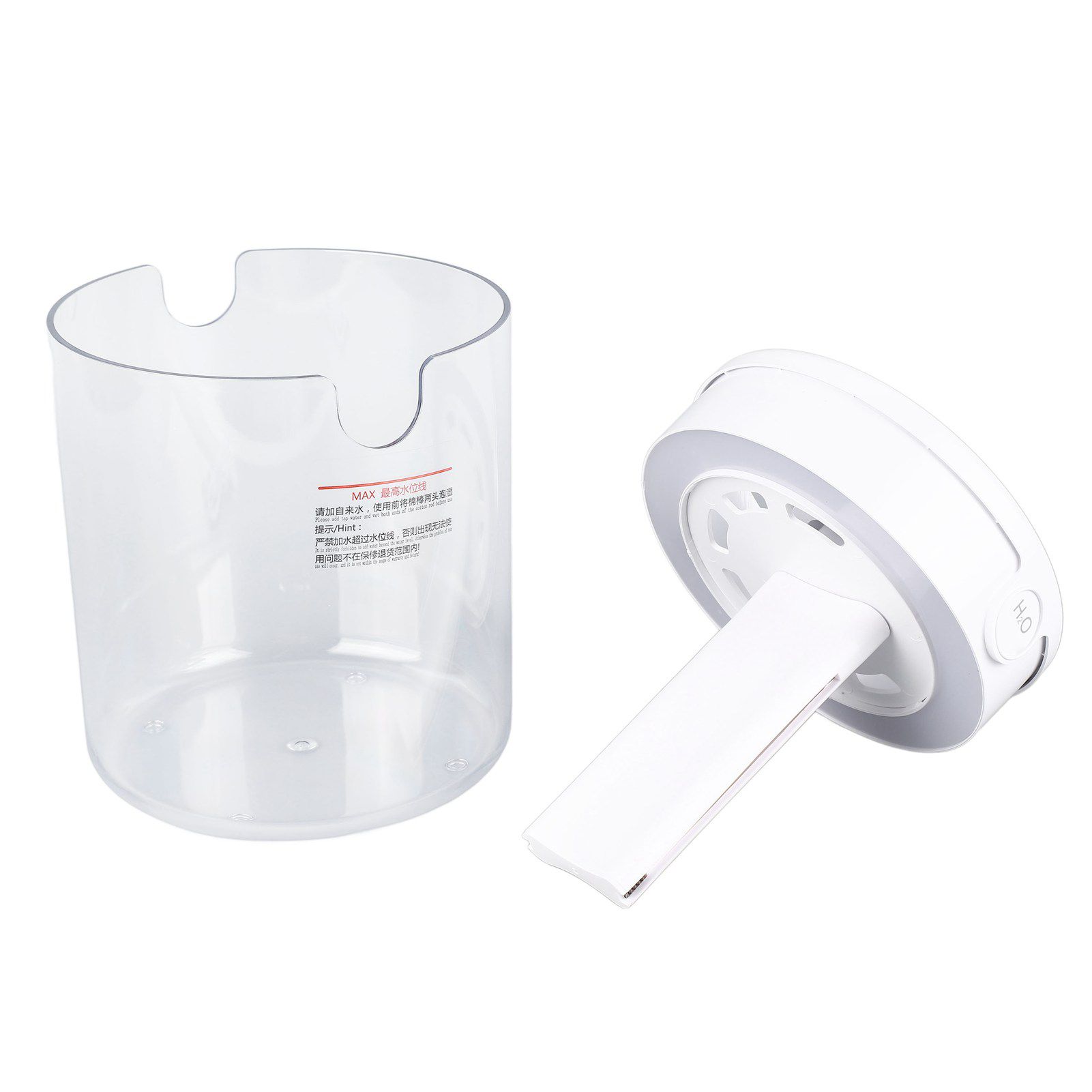 Humidifier 2L White Large Capacity Double Nozzle Mist Humidifier Home Bedroom Office Mute USB Night Light Air Vaporizer - Image 2