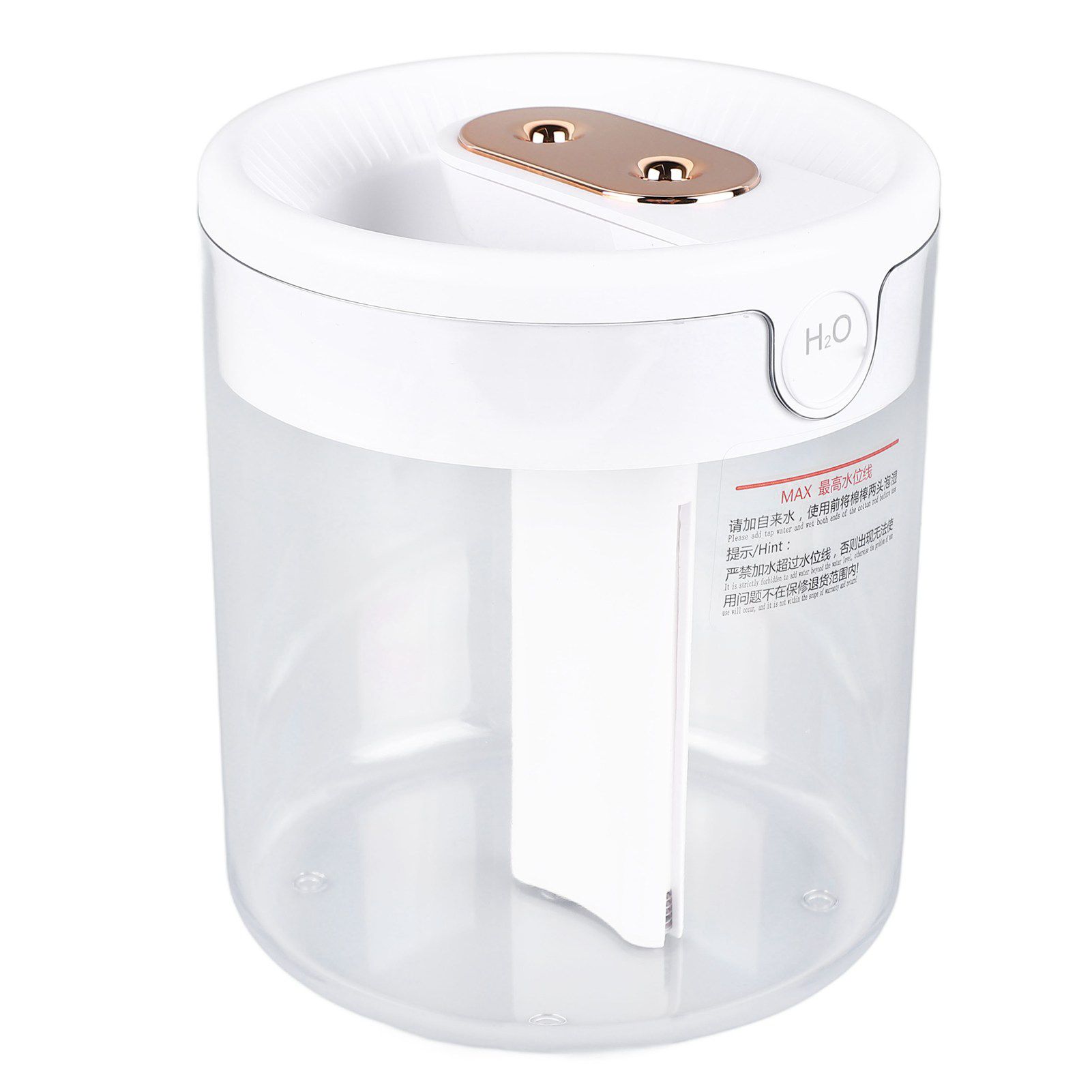 Humidifier 2L White Large Capacity Double Nozzle Mist Humidifier Home Bedroom Office Mute USB Night Light Air Vaporizer - Image 7