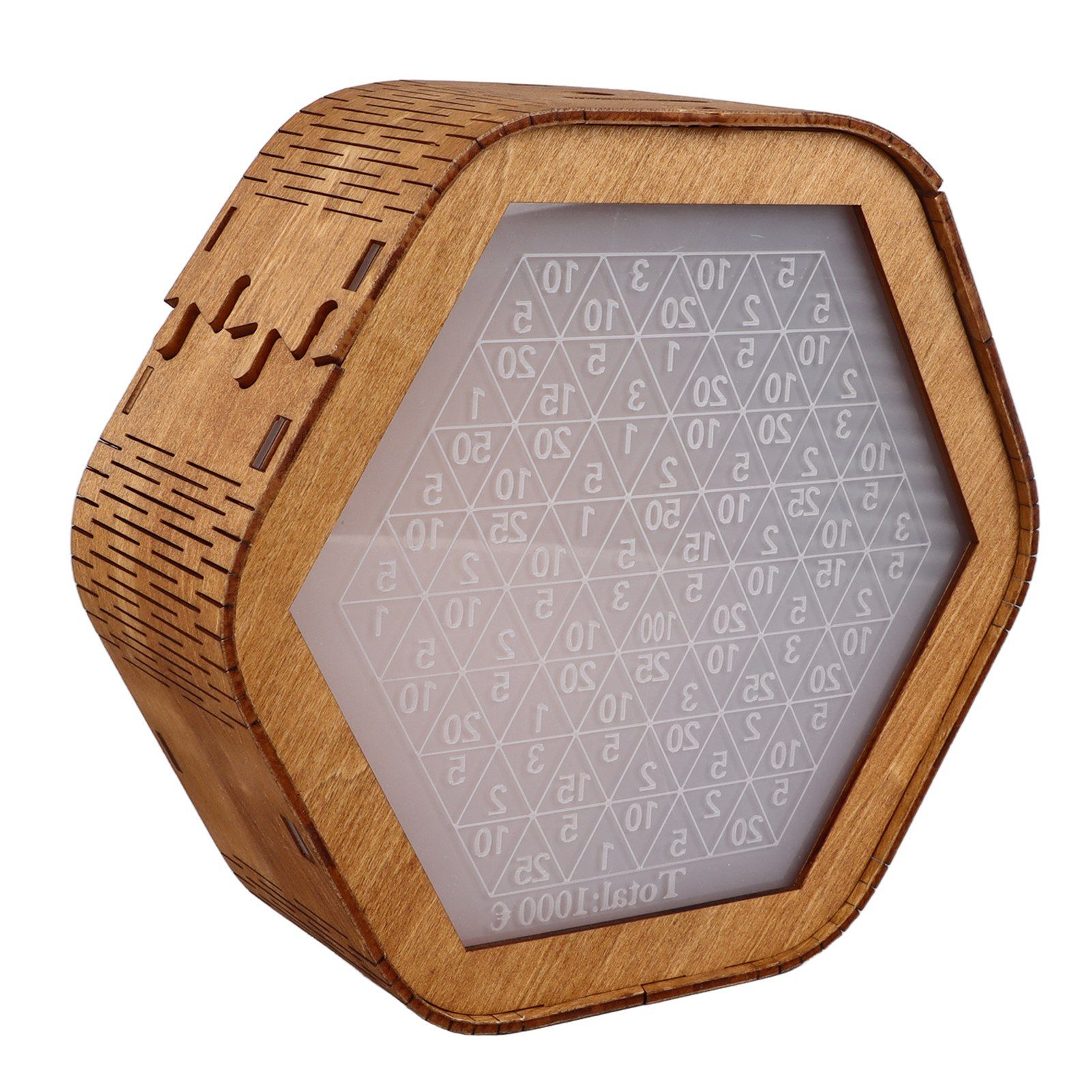 Piggy Bank for Adults Coin Bank for Girls Boys Wooden Money Saving Box with Digital Scale Opening Practical Gifts for Home - Image 3