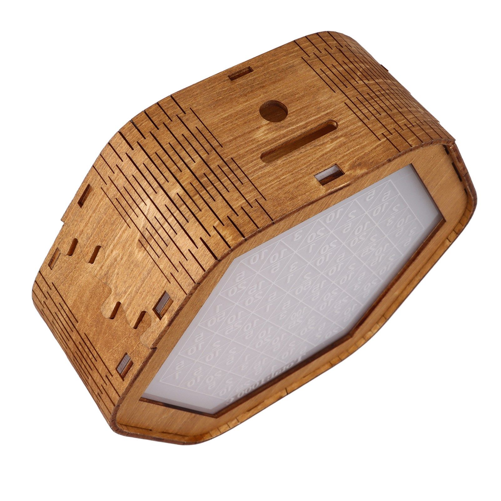 Piggy Bank for Adults Coin Bank for Girls Boys Wooden Money Saving Box with Digital Scale Opening Practical Gifts for Home - Image 6