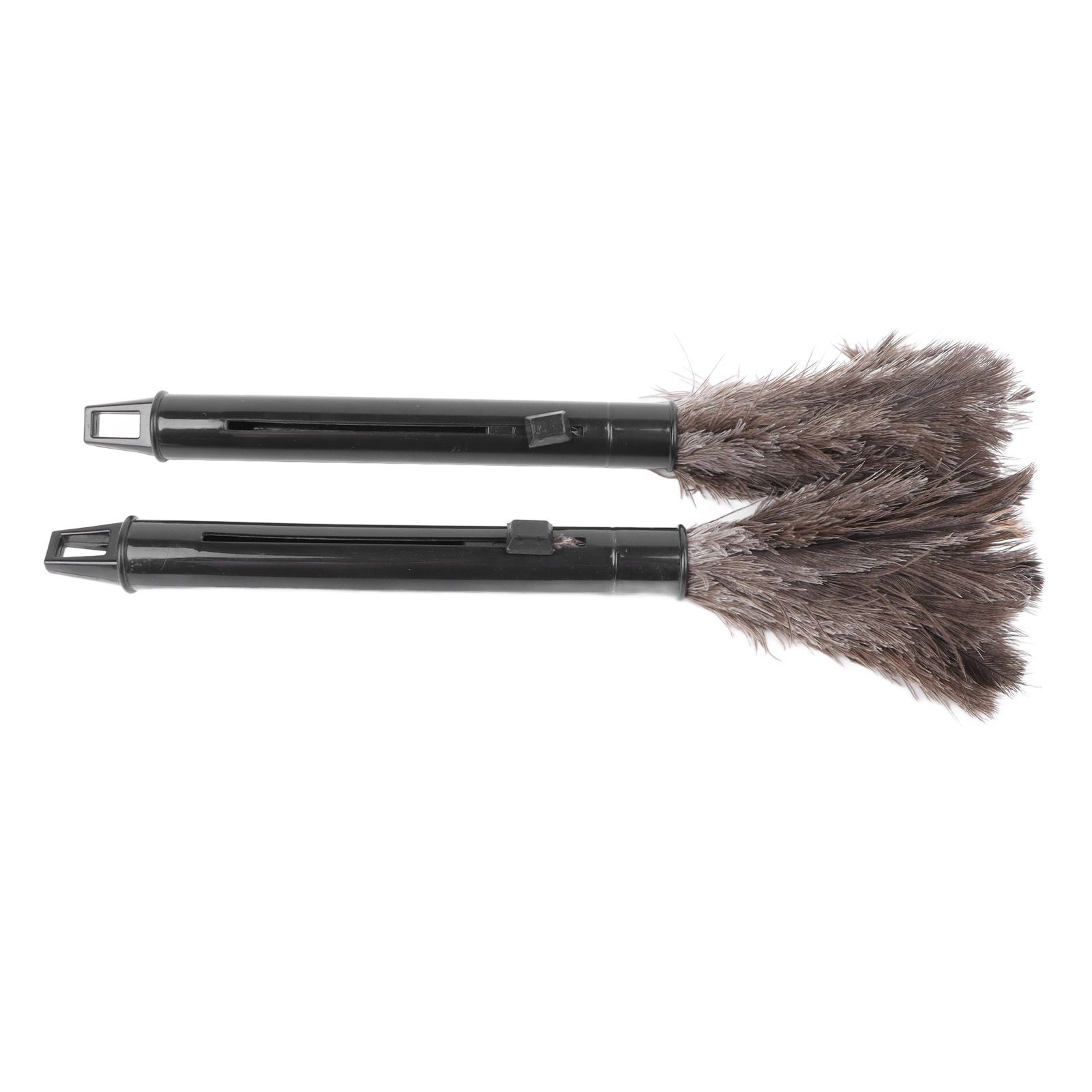 2Pcs Retractable Feather Duster Ostrich Feathers Duster with Long Handle for Home Cleaning - Image 5