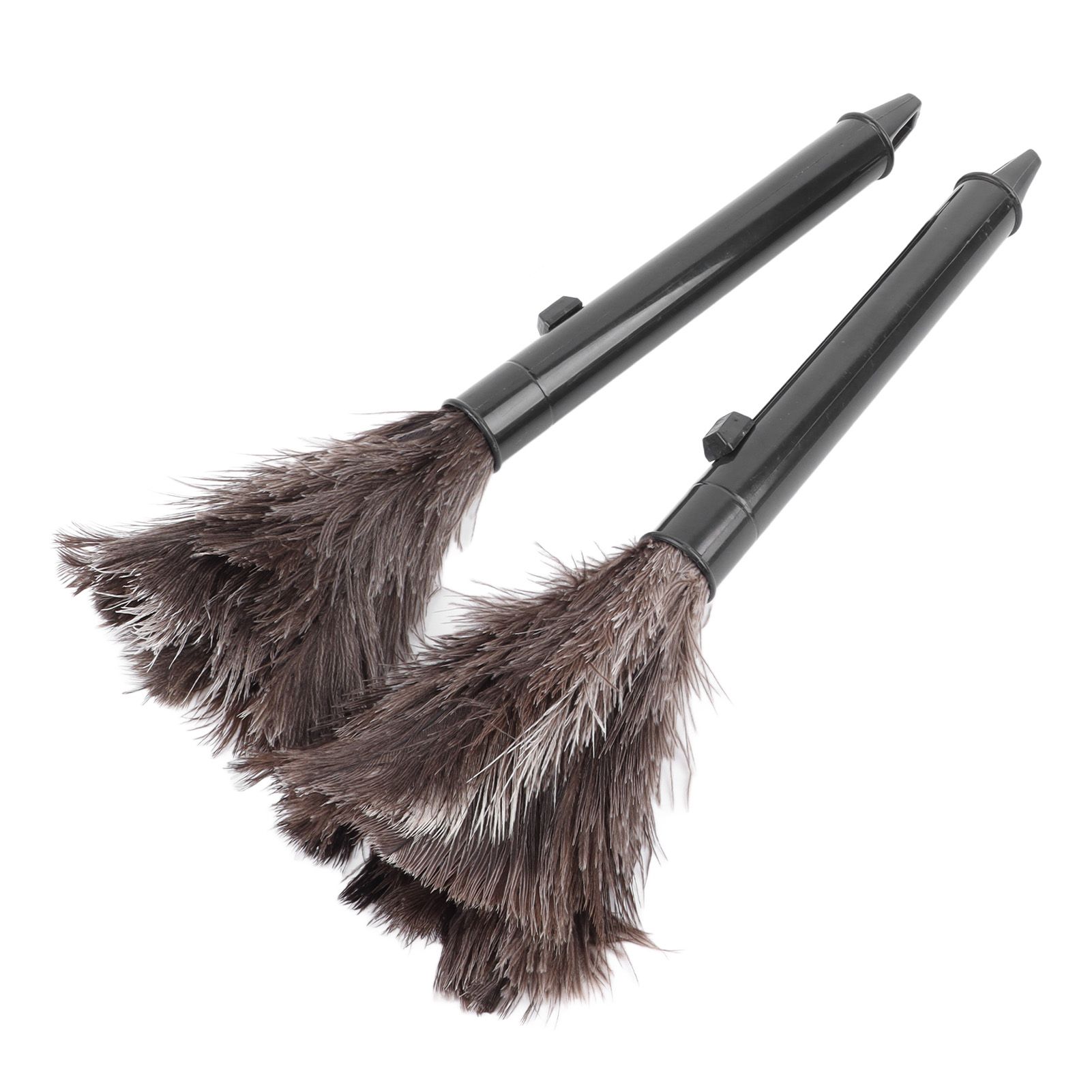 2Pcs Retractable Feather Duster Ostrich Feathers Duster with Long Handle for Home Cleaning - Image 6