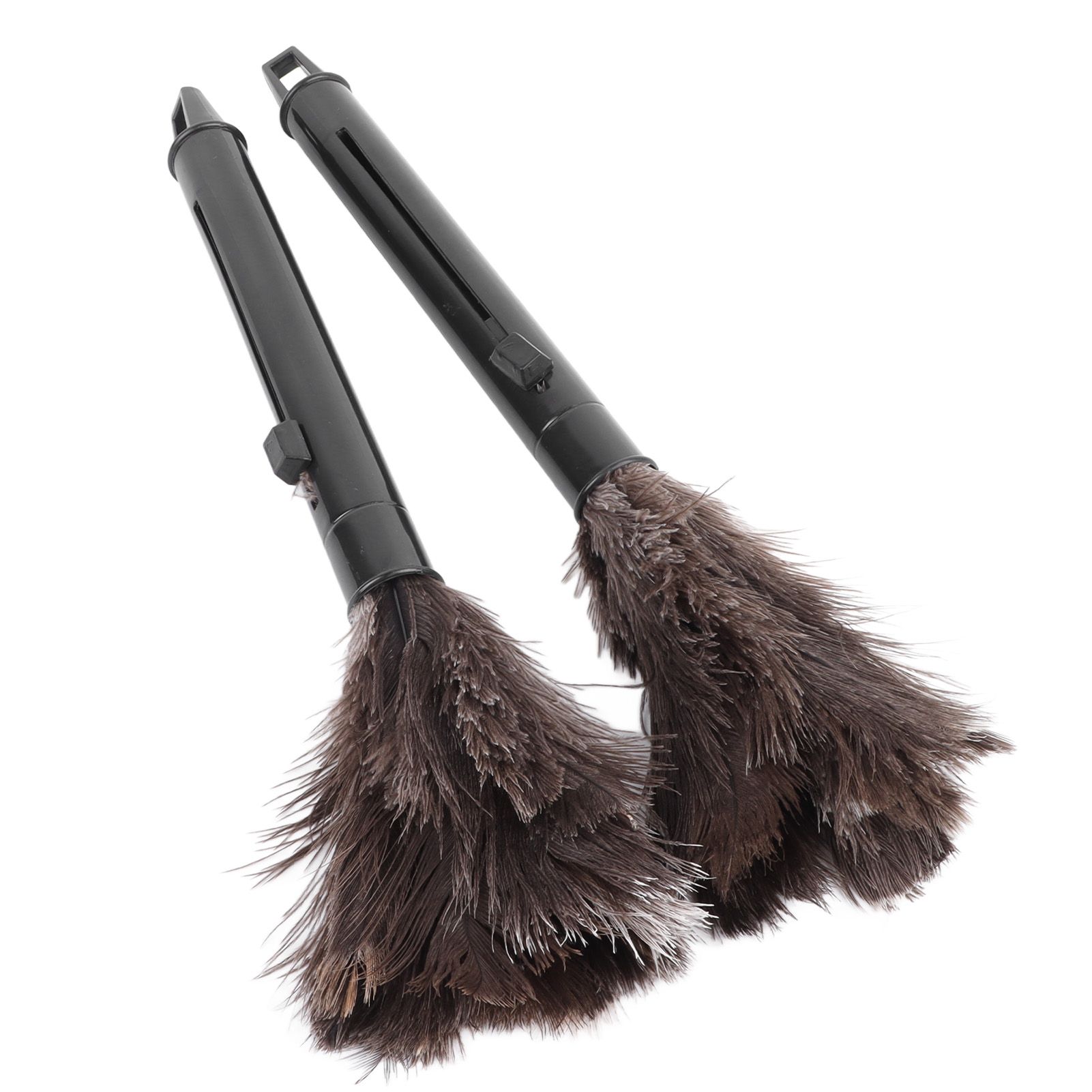 2Pcs Retractable Feather Duster Ostrich Feathers Duster with Long Handle for Home Cleaning - Image 7