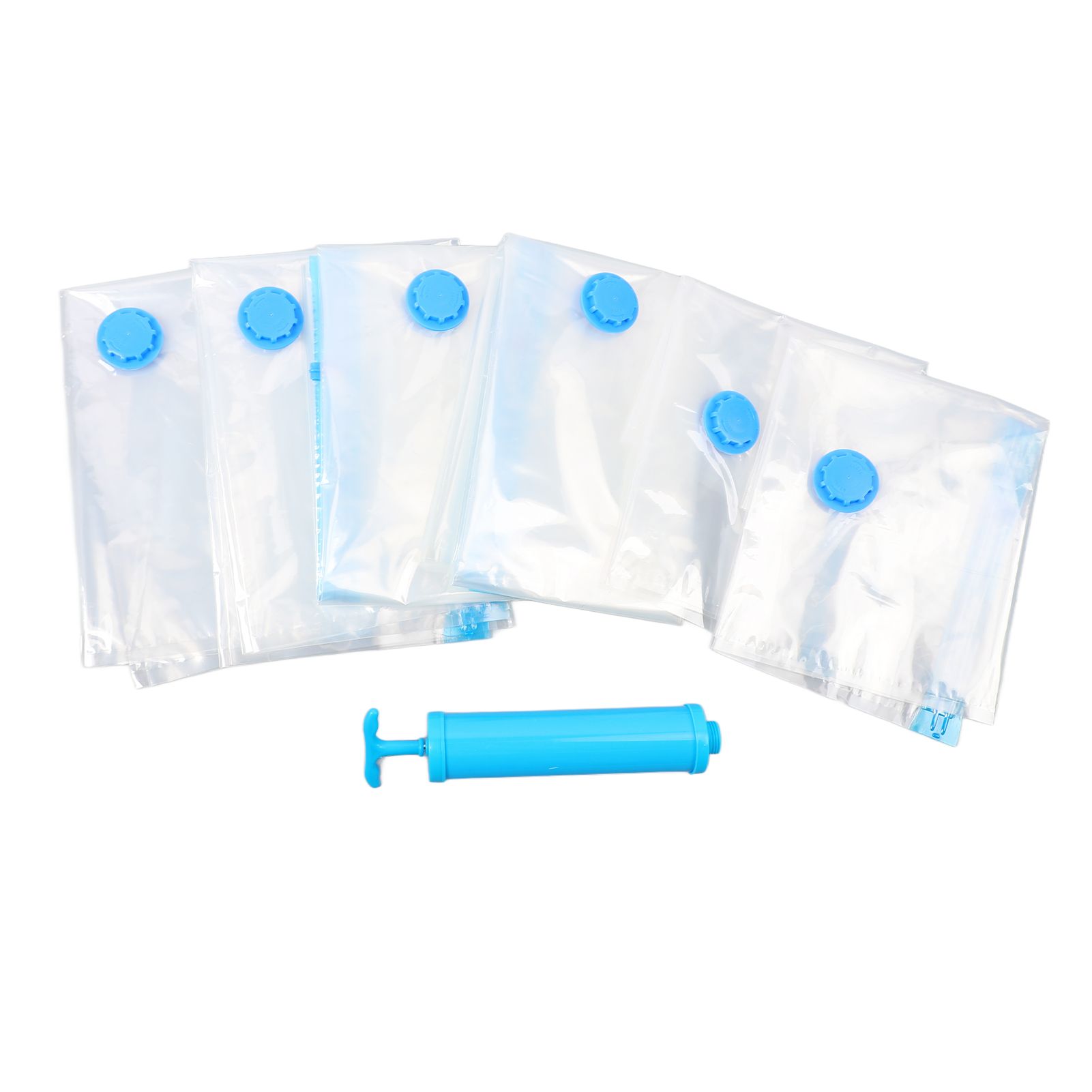 Compression Storage Bags Vacuum Sealer Storage Bags for Clothes Comforters Blankets Bedding - Image 1