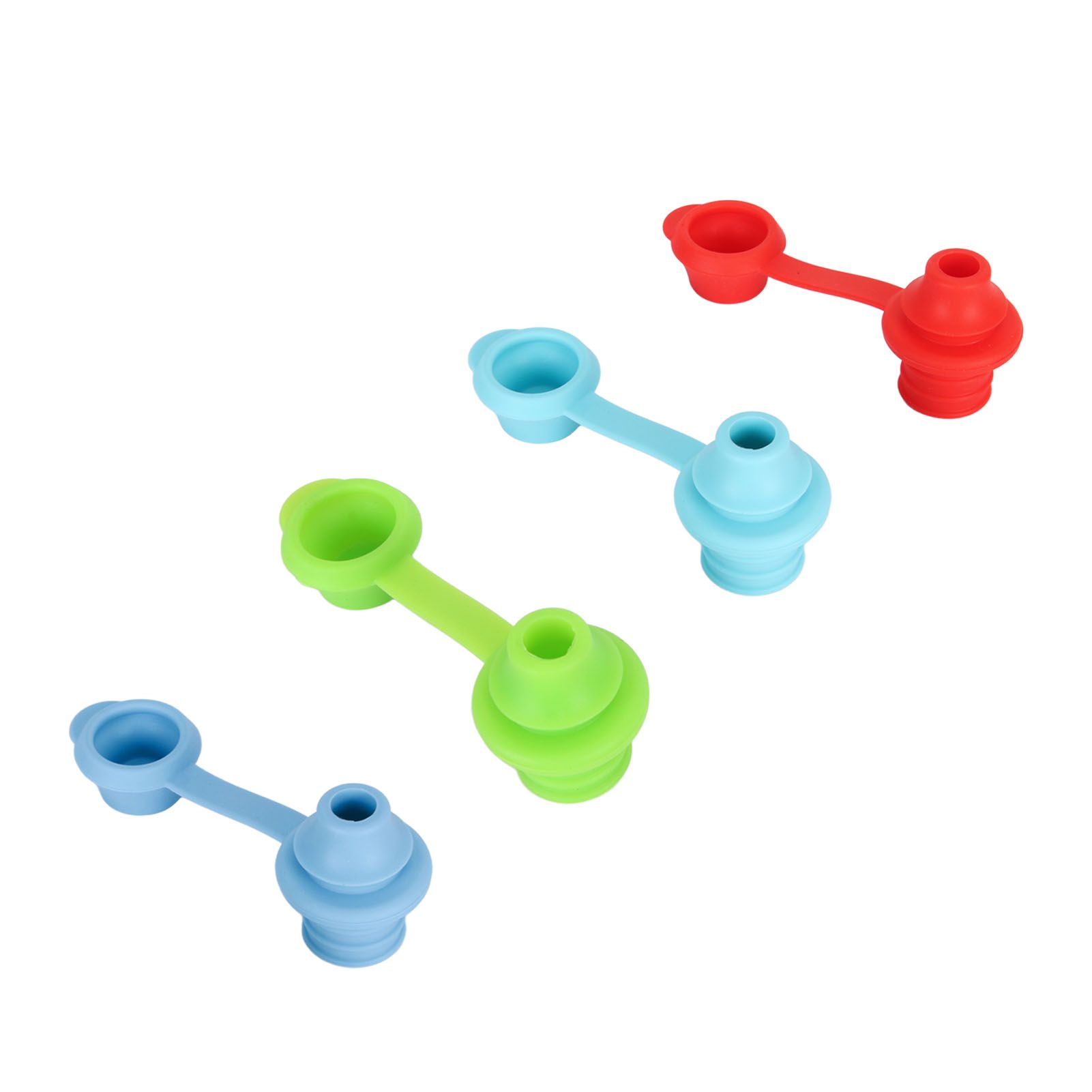 4Pcs Sipping Spout Bottle Top Spout Silicone Bottle Top Sippy Spout for Kids Children - Image 4