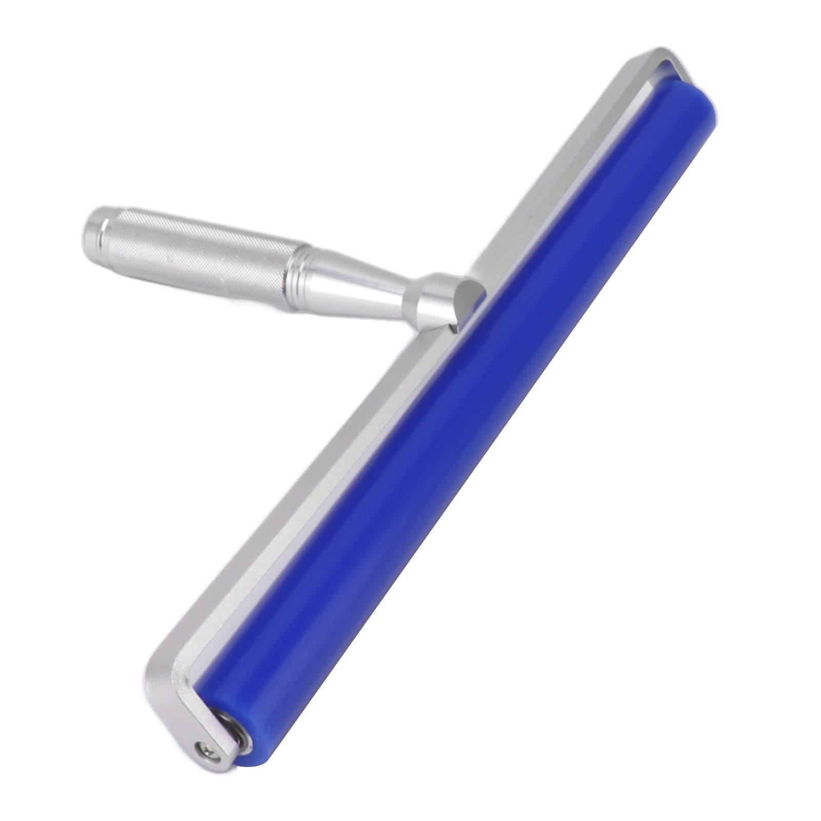 Silicone Screen Film Roller Blue Iron Bearing Anti Static High Resilience Silicone Manual Roller for Screen 10in - Image 3