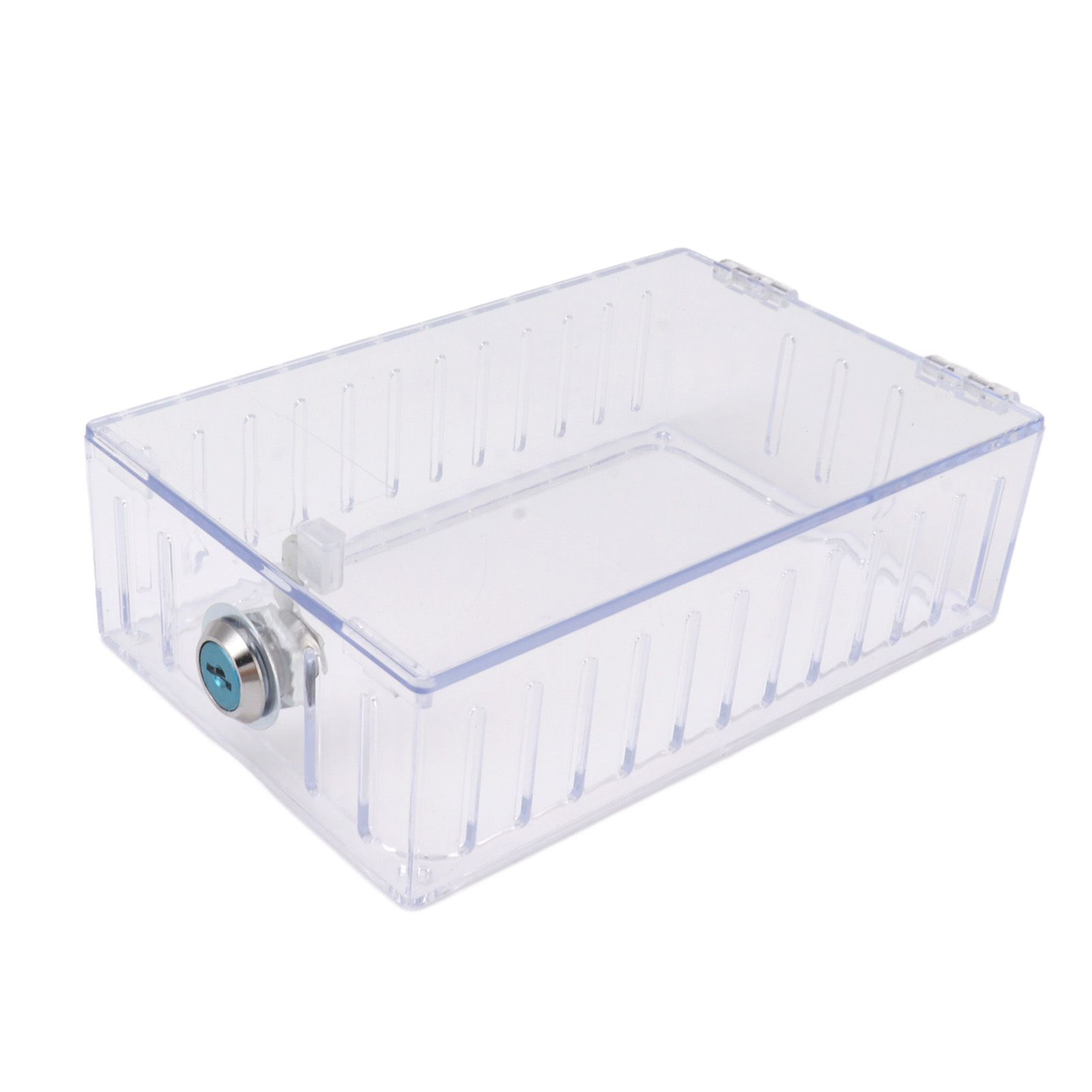 Thermostat Lock Box Large Universal Home Locking Thermostat Guard Clear Cover with Key for Thermostat On Wall - Image 5