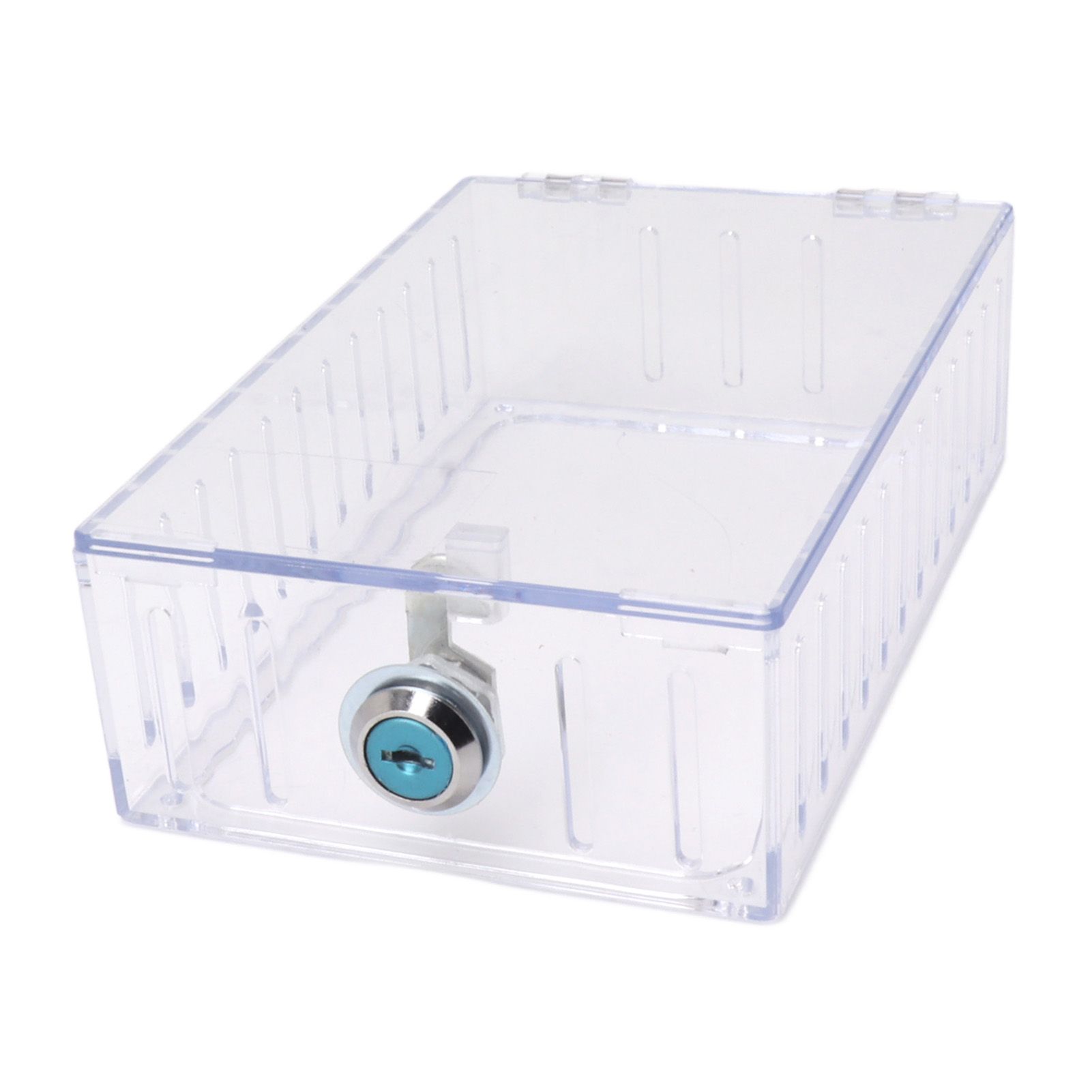 Thermostat Lock Box Large Universal Home Locking Thermostat Guard Clear Cover with Key for Thermostat On Wall - Image 6