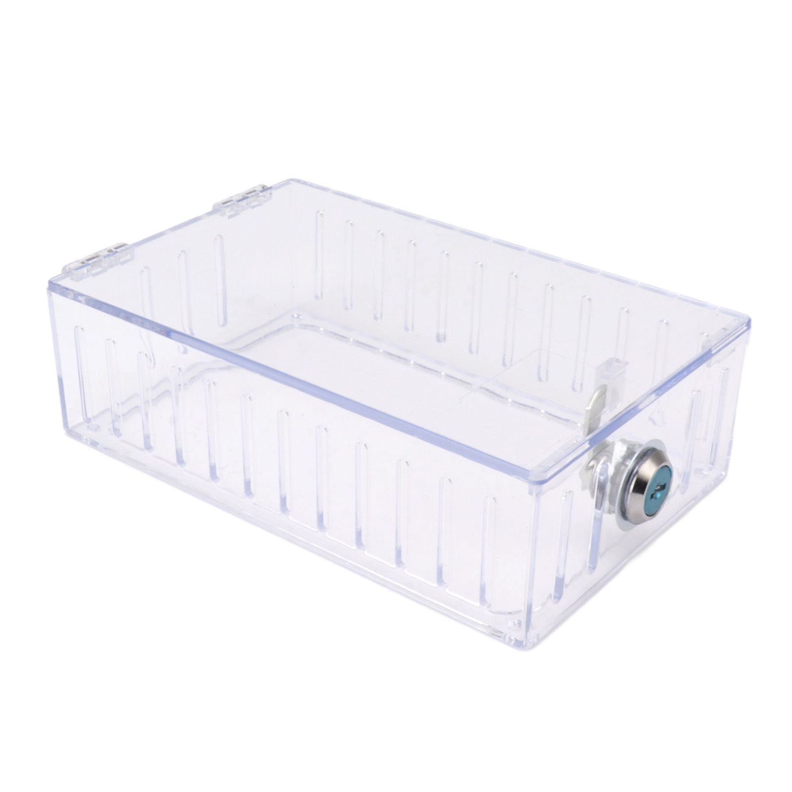 Thermostat Lock Box Large Universal Home Locking Thermostat Guard Clear Cover with Key for Thermostat On Wall - Image 7
