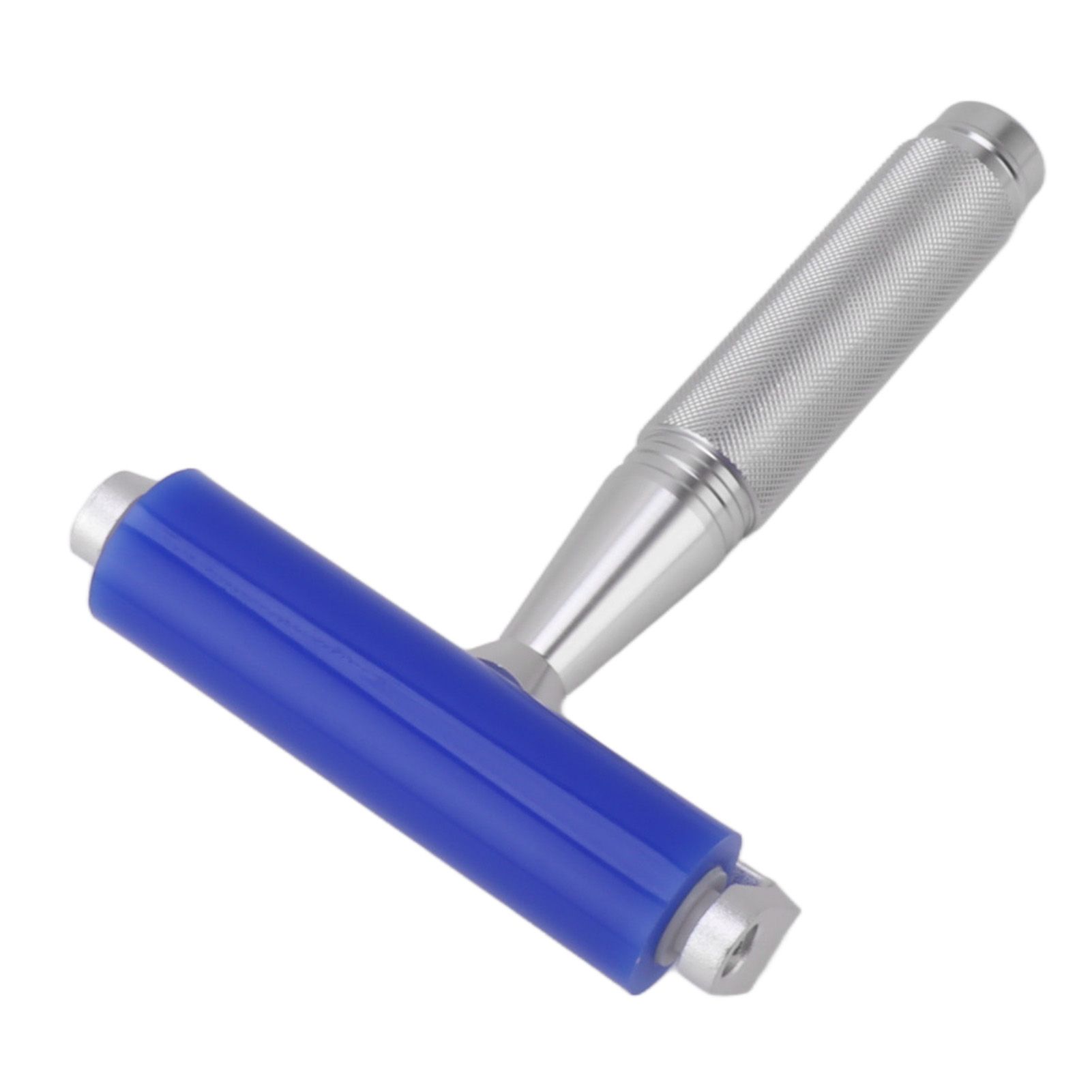 Silicone Manual Roller Cleaner Tool Laminated Static Lint Remover with Metal Handle Blue 8in - Image 7