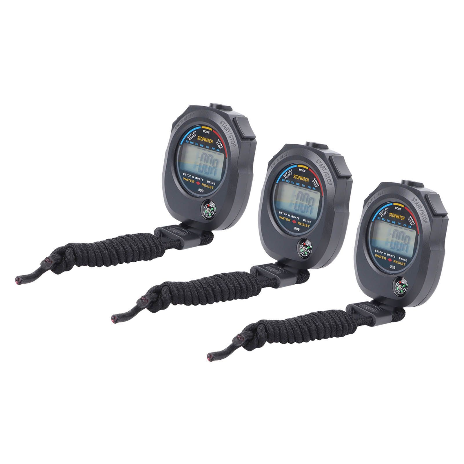 3 PCS Sports Stopwatch High Accuracy Waterproof 40mah Sports Stopwatch Timer for Running Swimming Basketball - Image 3